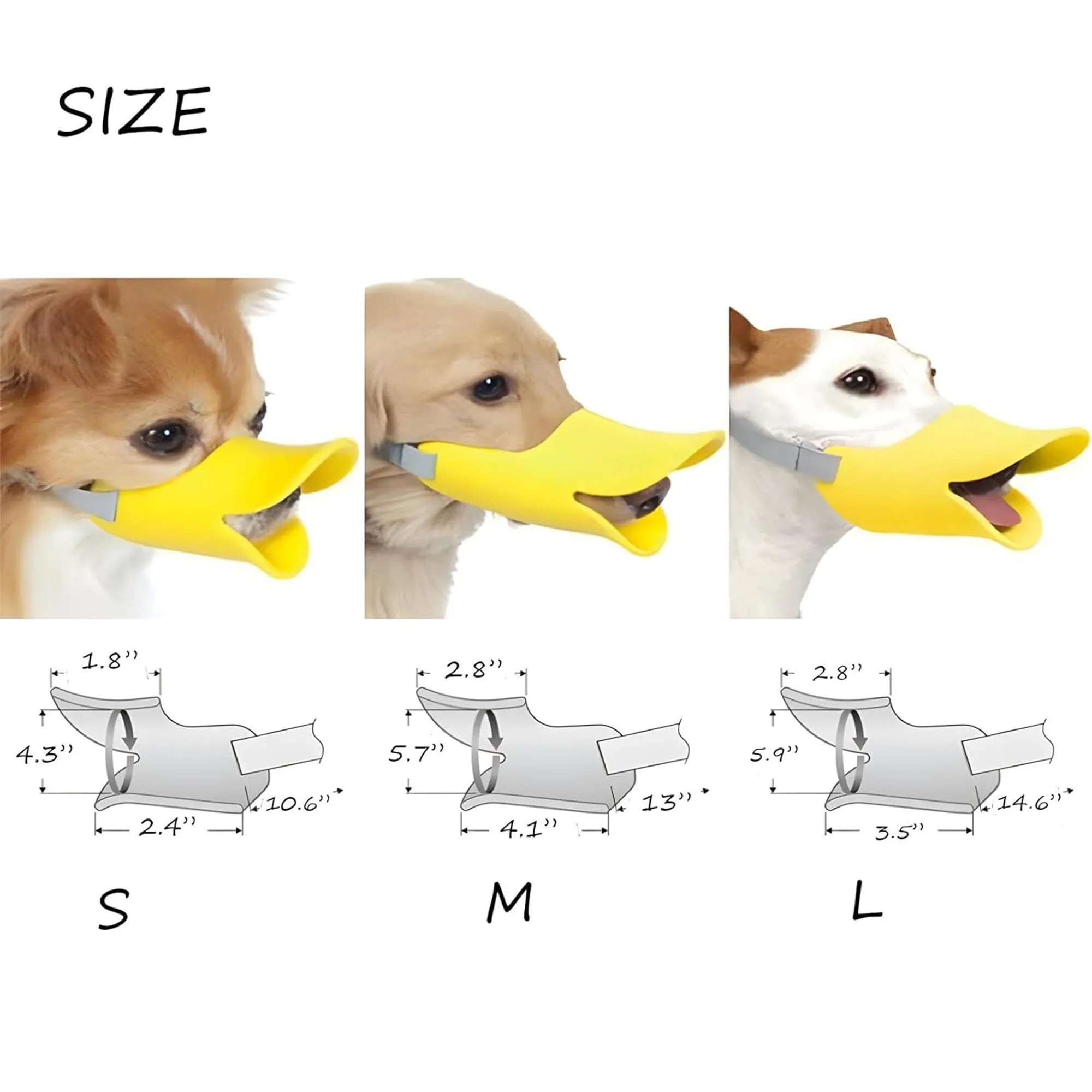 Anti Bite Duck Mouth Shape Dog Covers 9