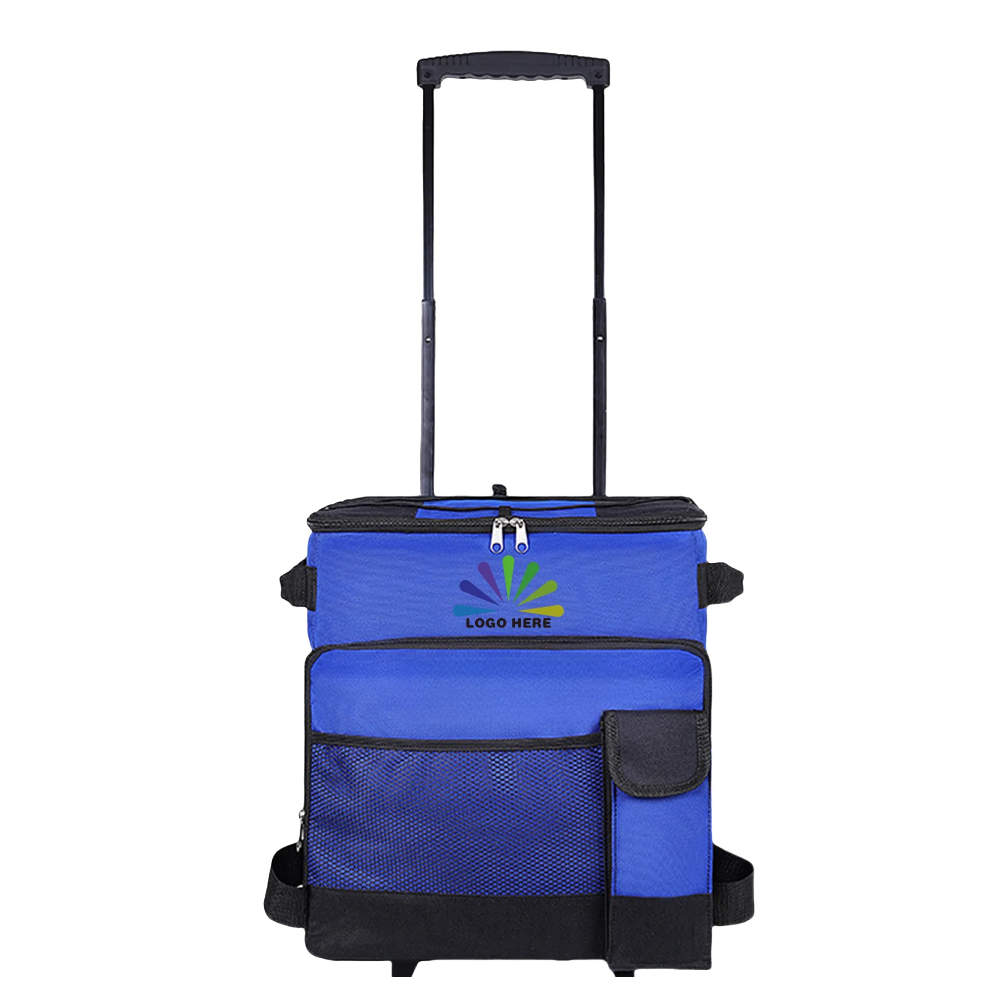 Leakproof Wheeled Collapsible Cooler Bag With Handle MOQ1