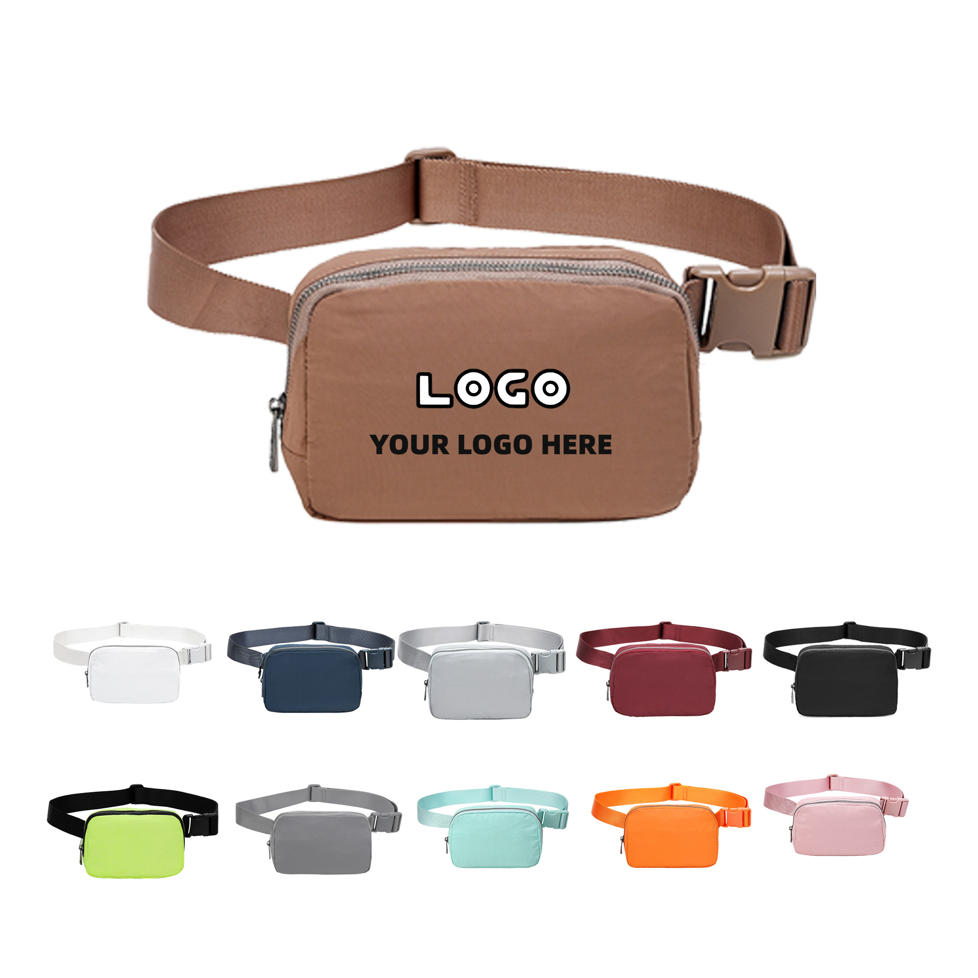 Waterproof Nylon Sports Waist Pack 3