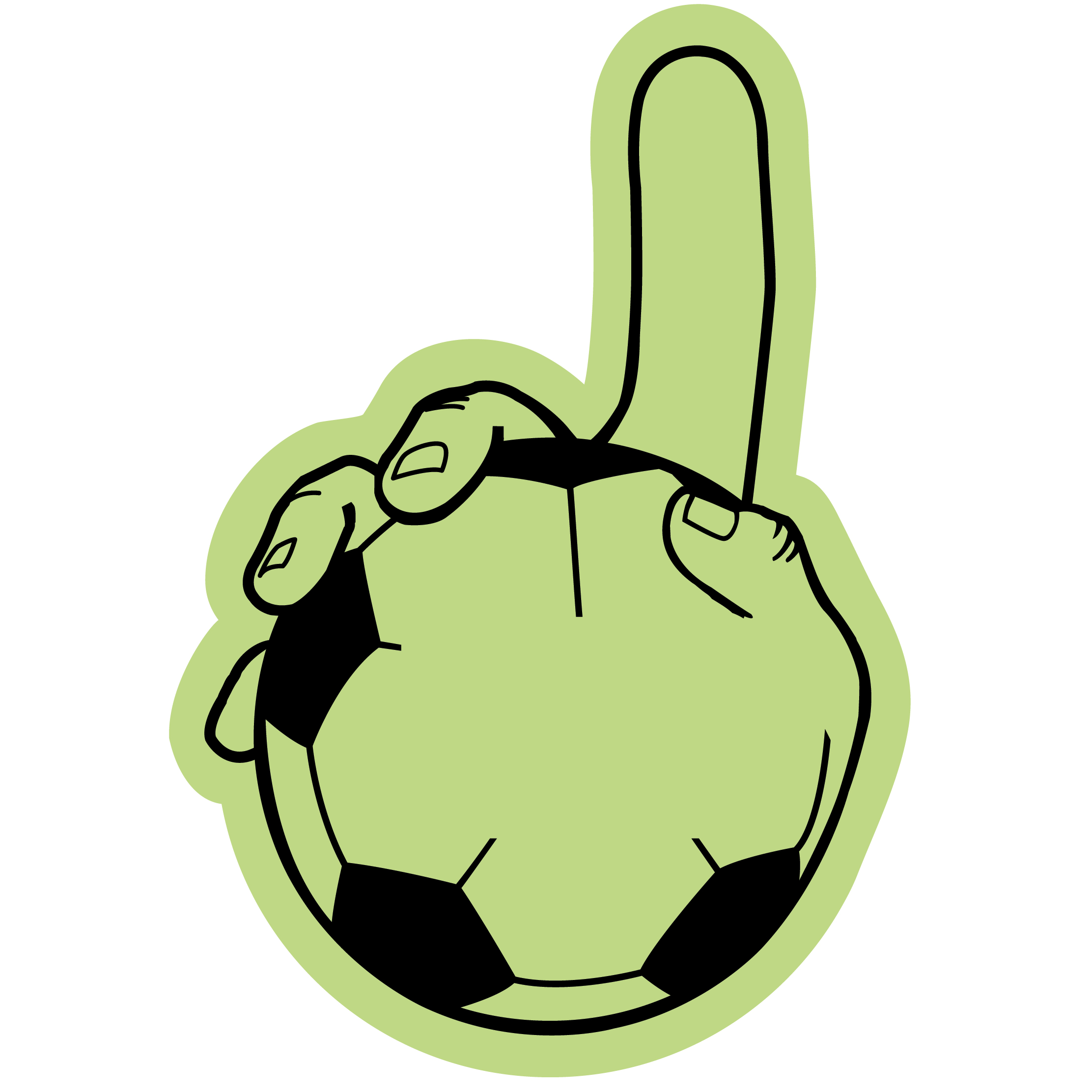 Soccer Ball Hand 54