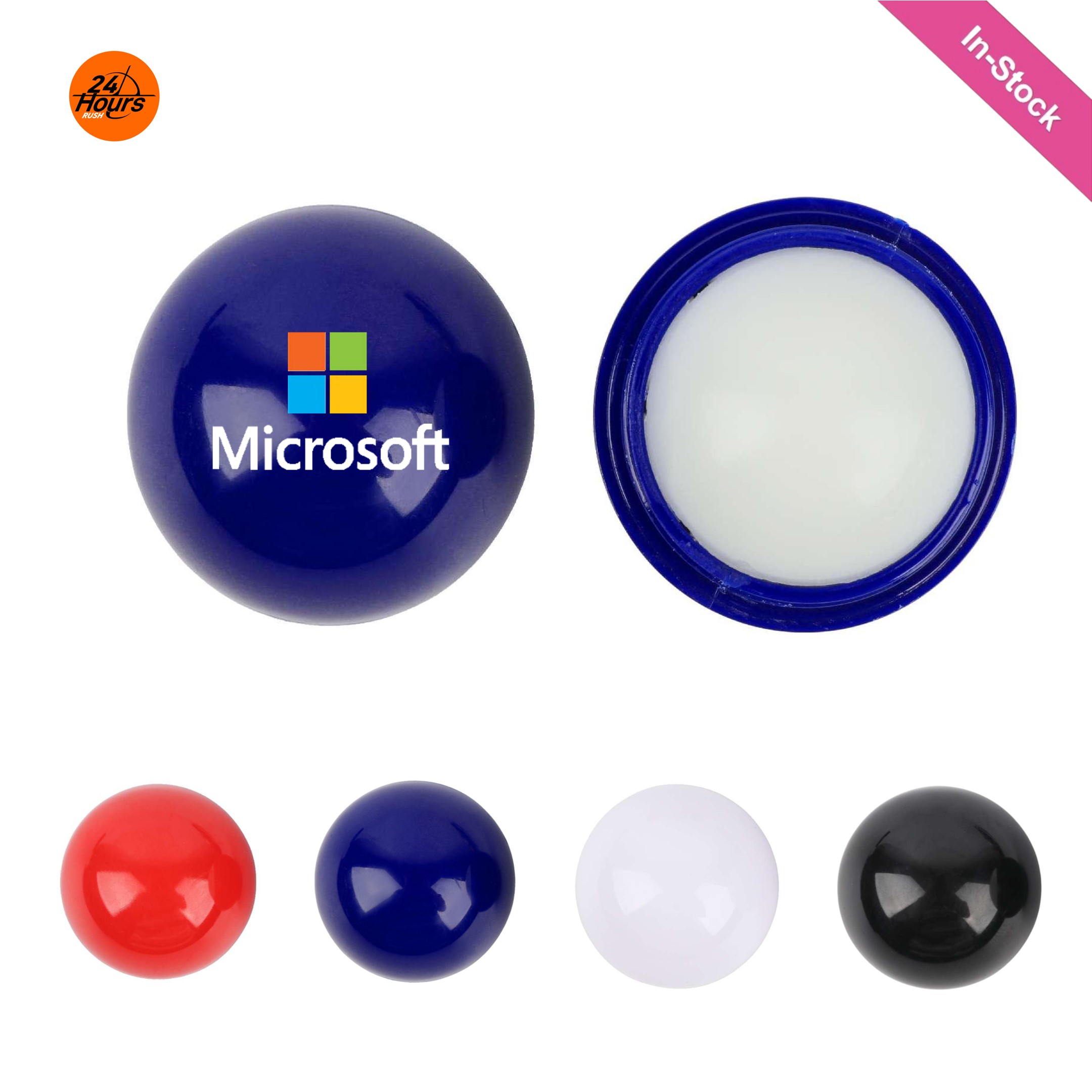 Vanilla Flavor Lip Balm Ball 6