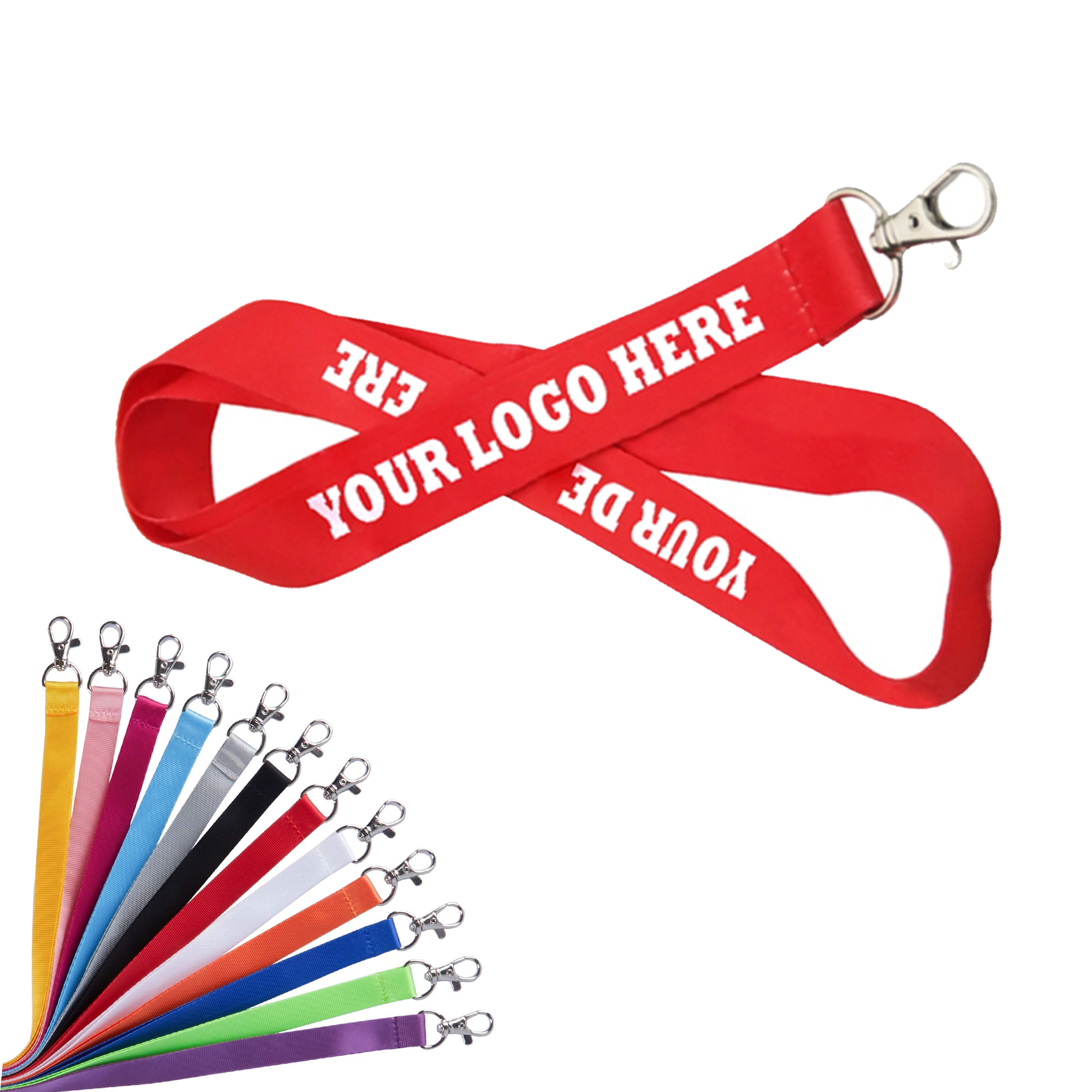 ID Badge Holder Lanyard With Metal Clasp 3