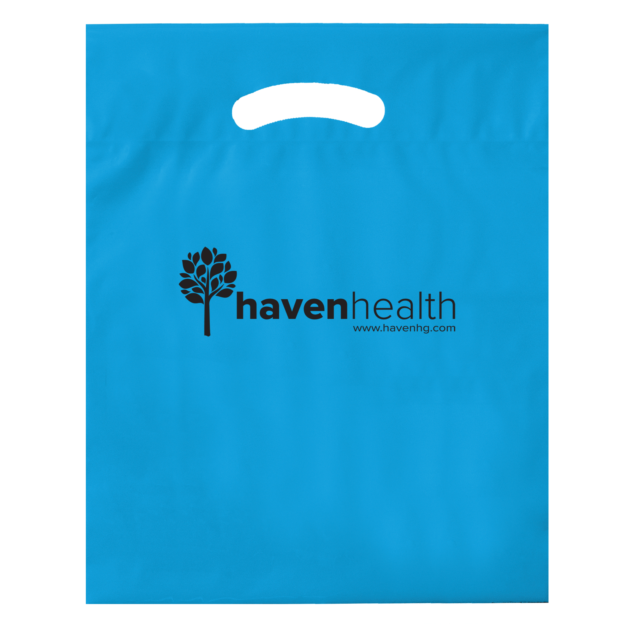 Fold Over Reinforced Die Cut Bag 24
