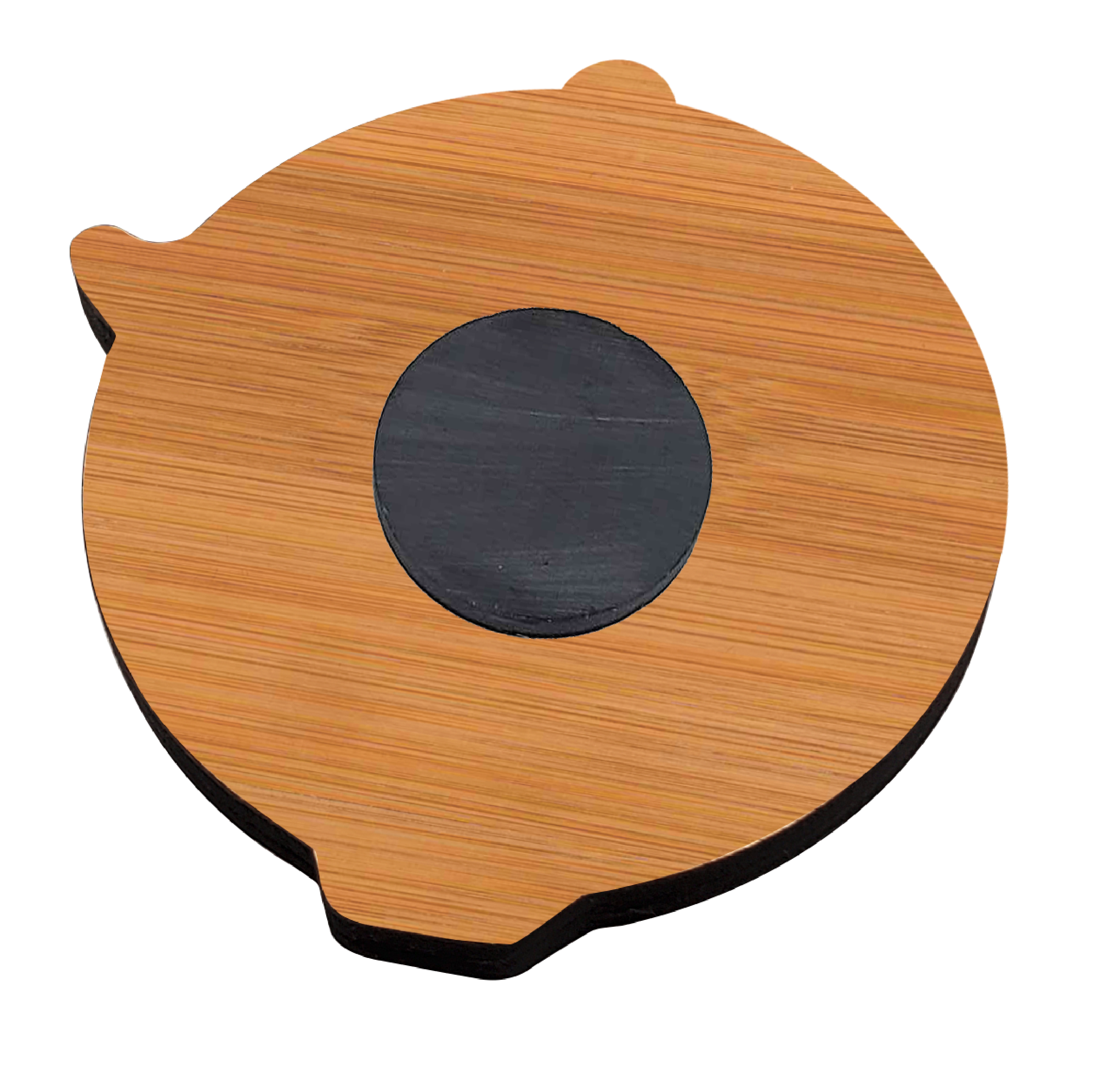 Custom Ultra Vivid Bamboo Magnet with Disc Magnet 23