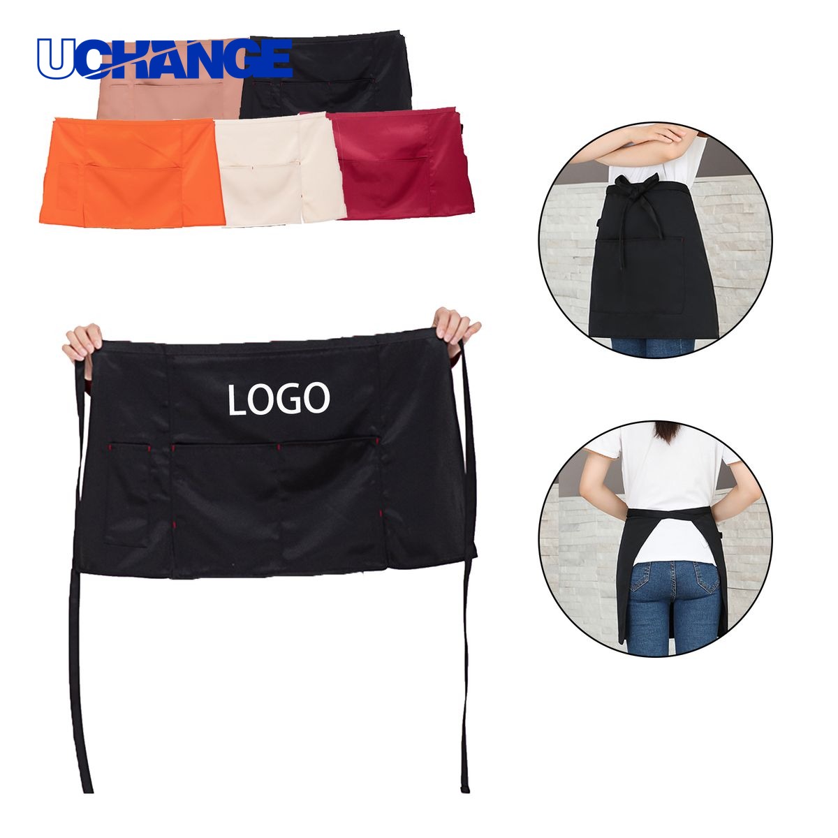 Waist Apron with Pockets