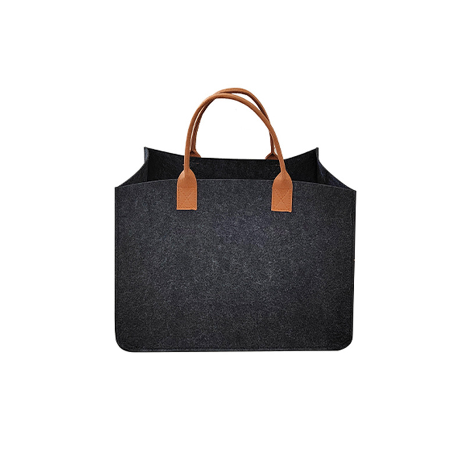 Felt Bag with Long Handles - Foldable & Stylish, custom tote bag with logo imprint 8