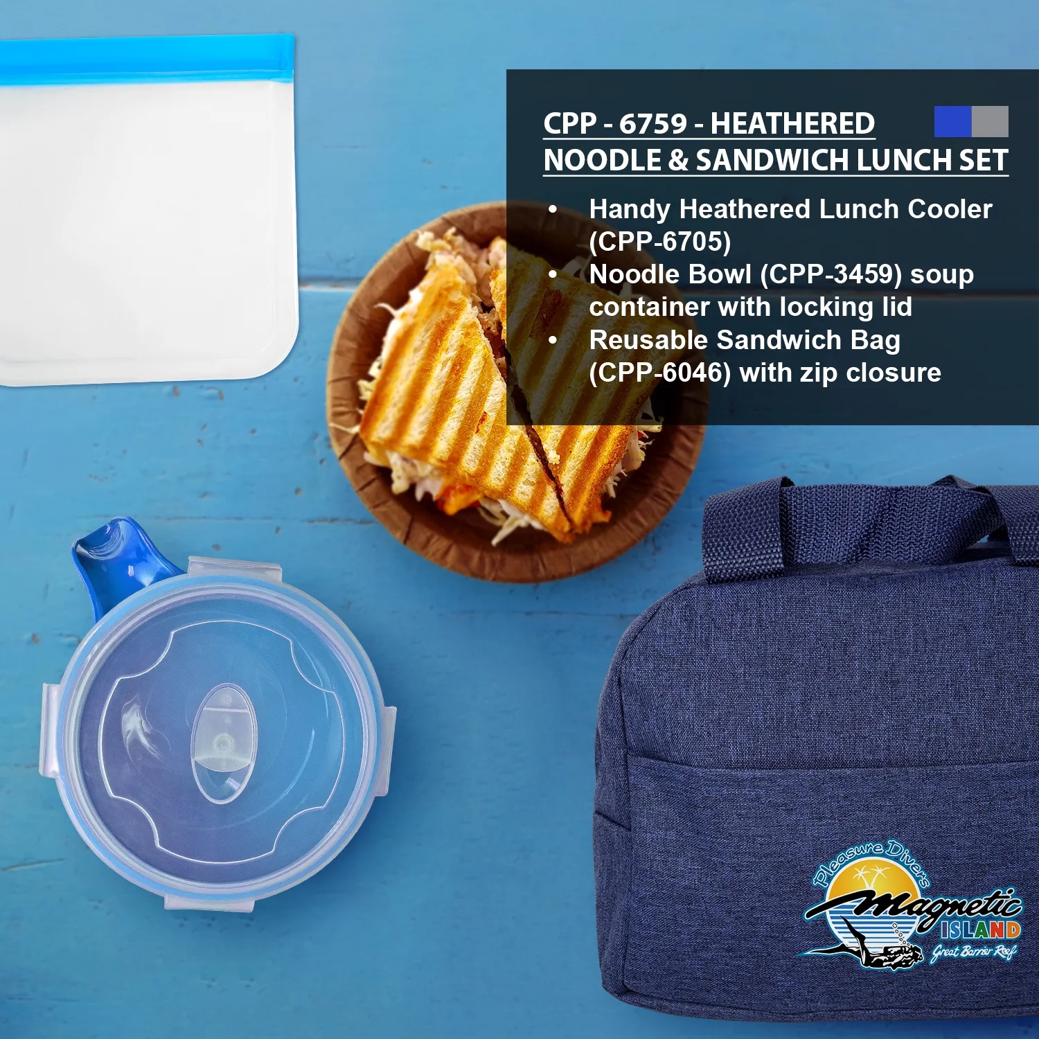 HEATHERED NOODLE & SANDWICH LUNCH SET 1