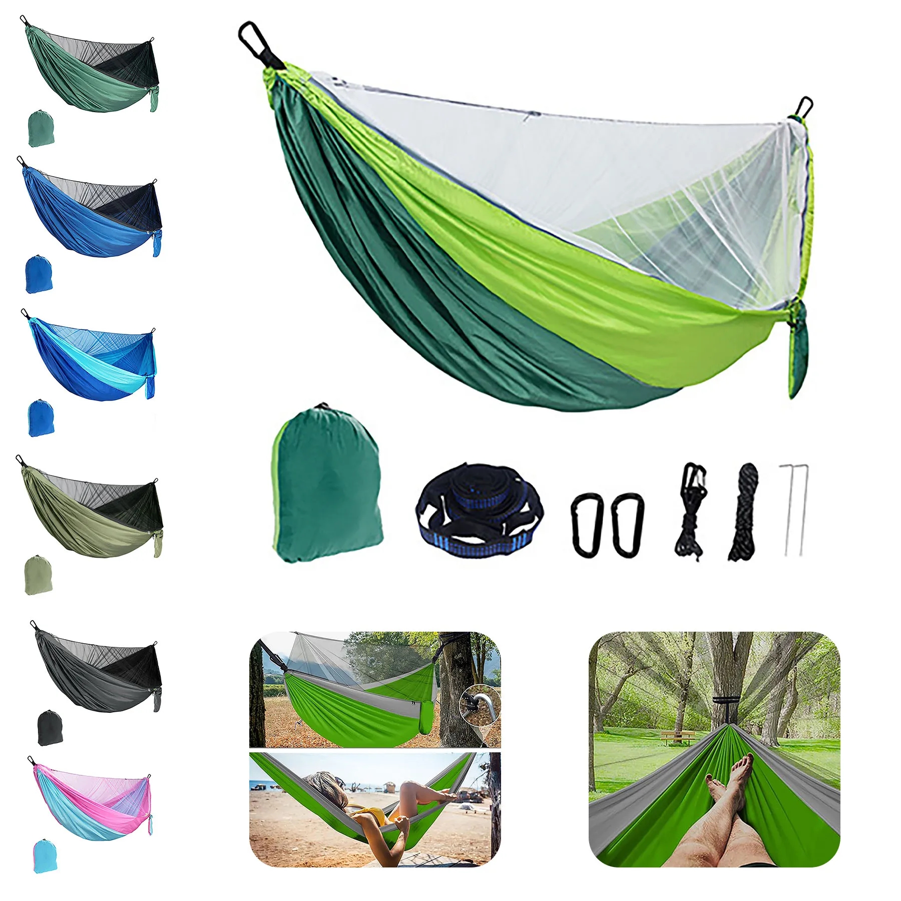 Camping Hammock with Mosquito Net 27