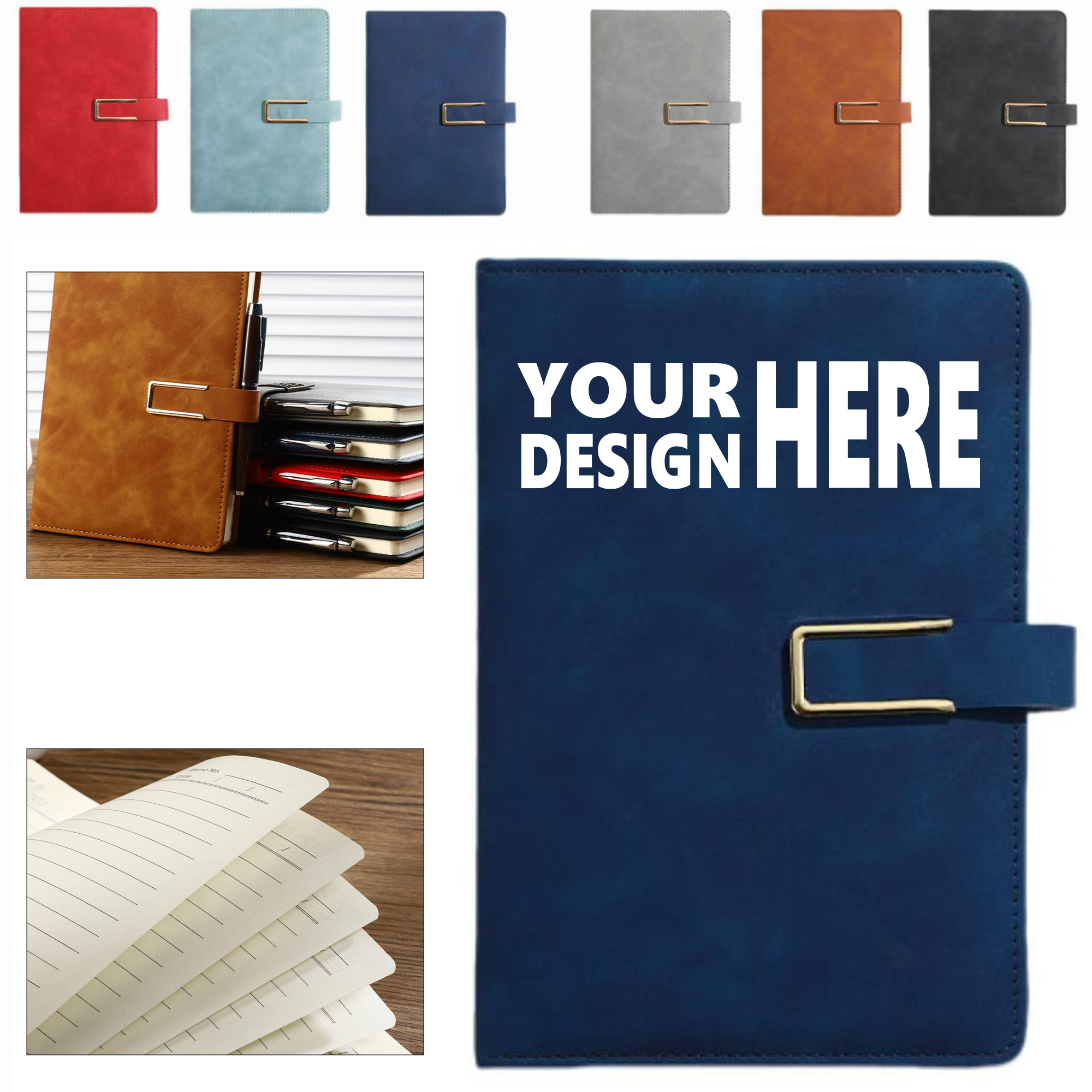 Magnetic Closure A5 Notebook