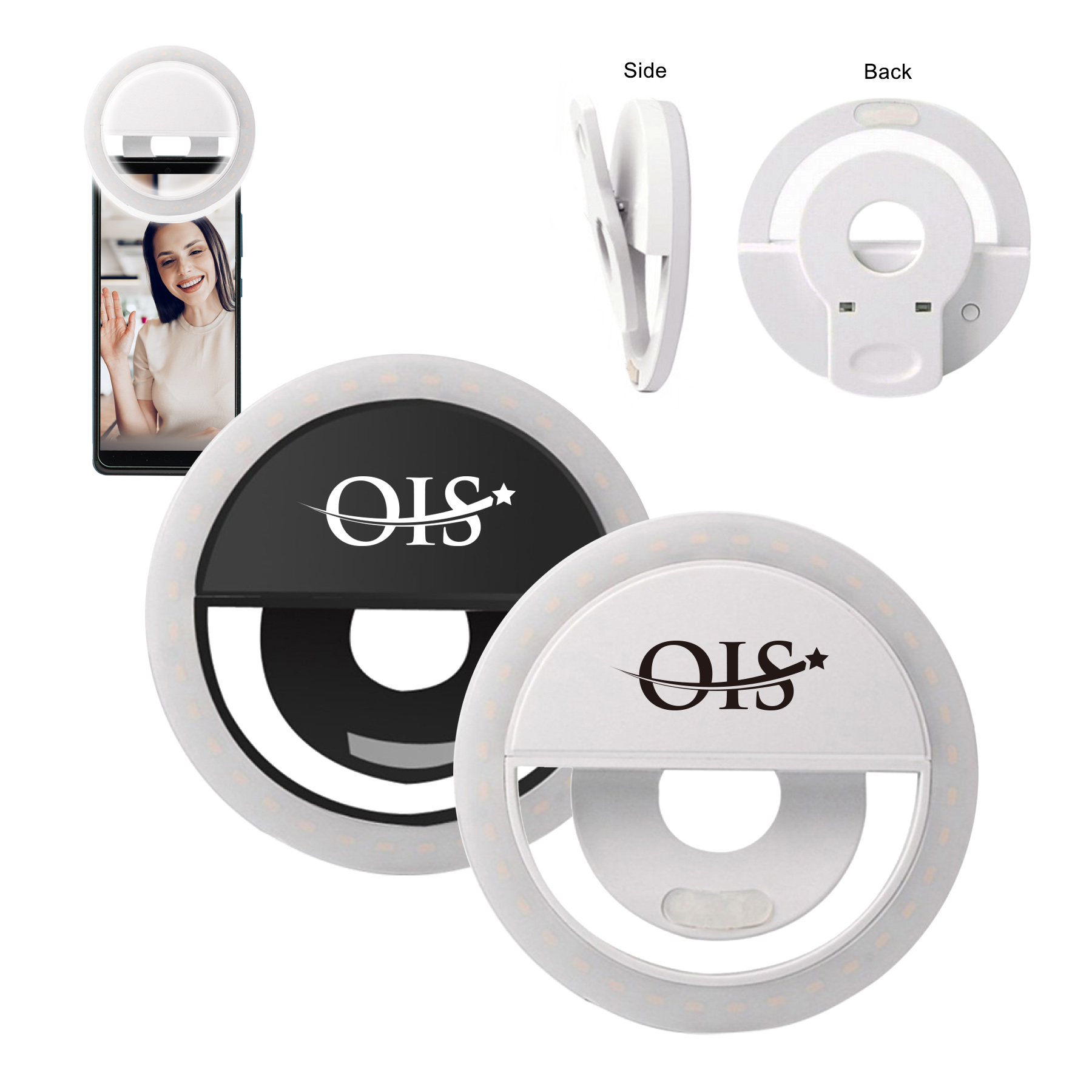 Portable Clip-On Ring Light for Selfie and Zoom Conferencing 19