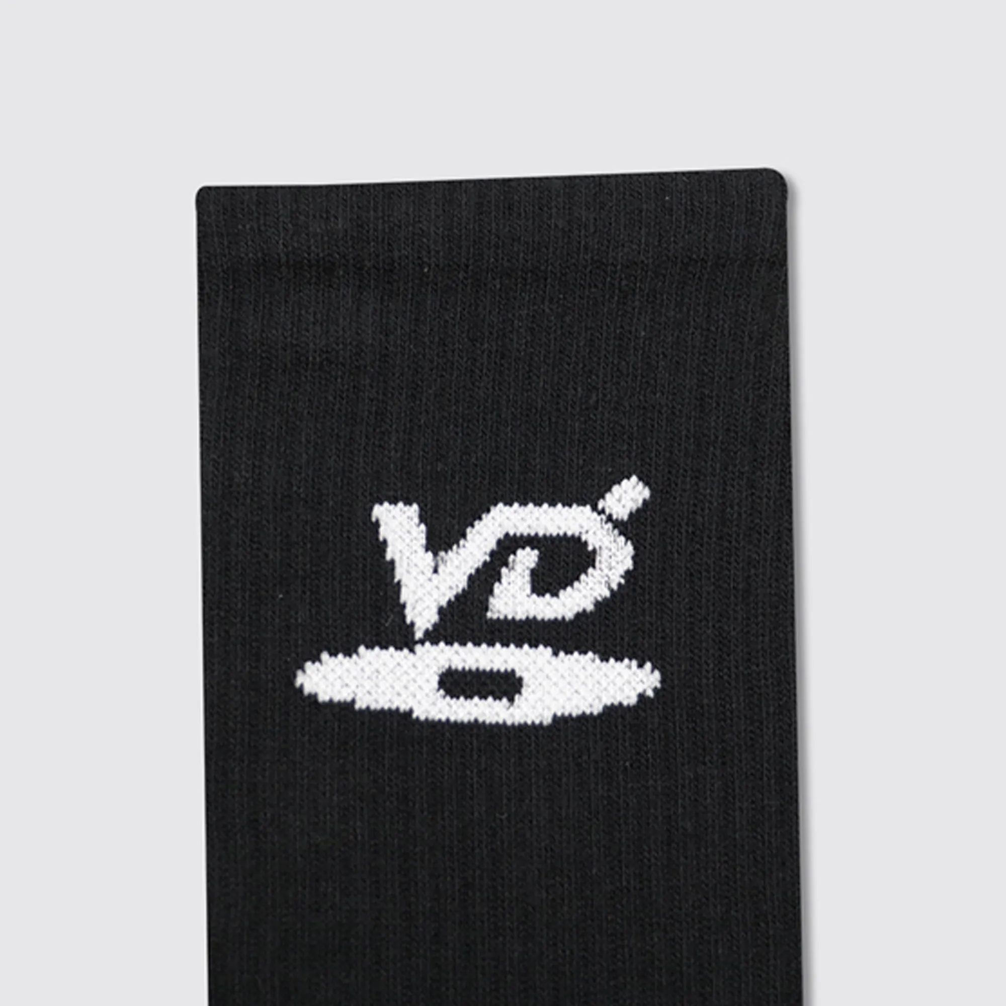 Jacquard Pure Cotton Crew Socks 7
