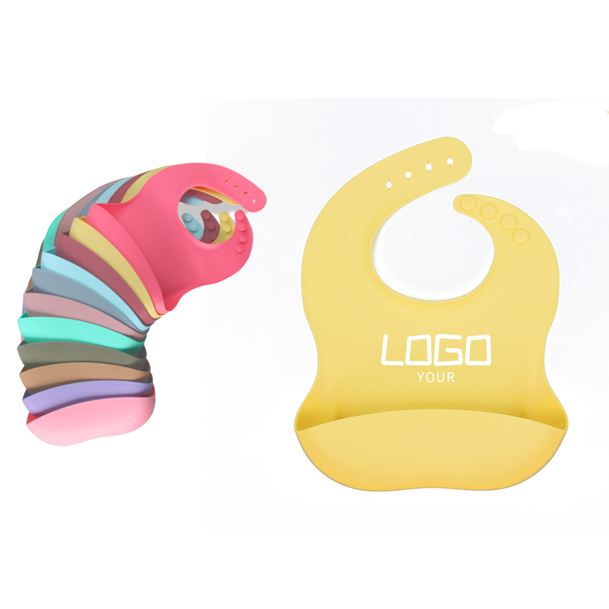 Nice Silicone Baby Waterproof Bib 3