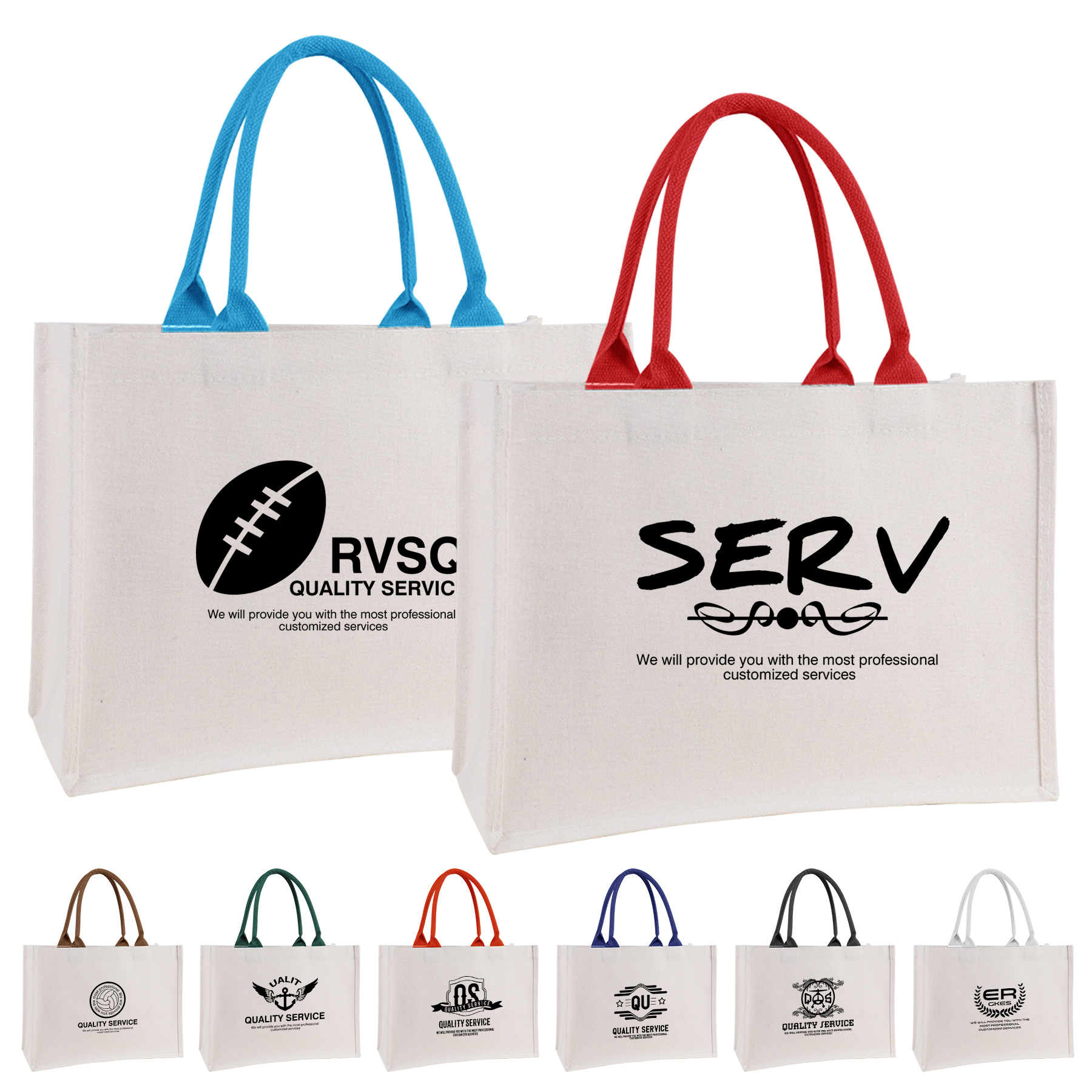 High-Capacity Canvas Tote Bag 9
