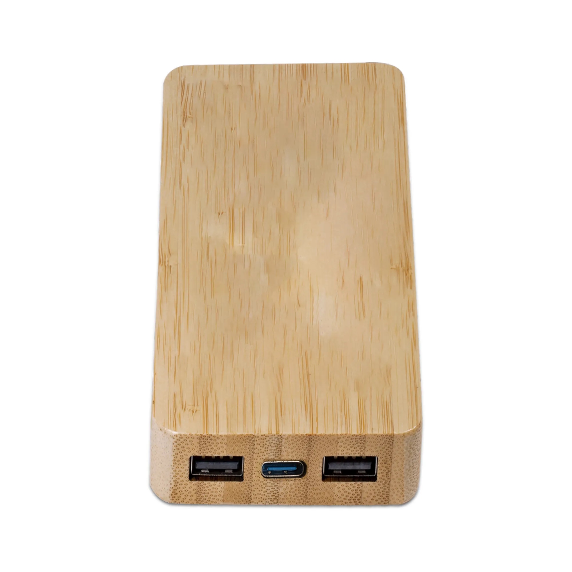 Hayes Bamboo Wireless Powerbank 10,000mAh 9