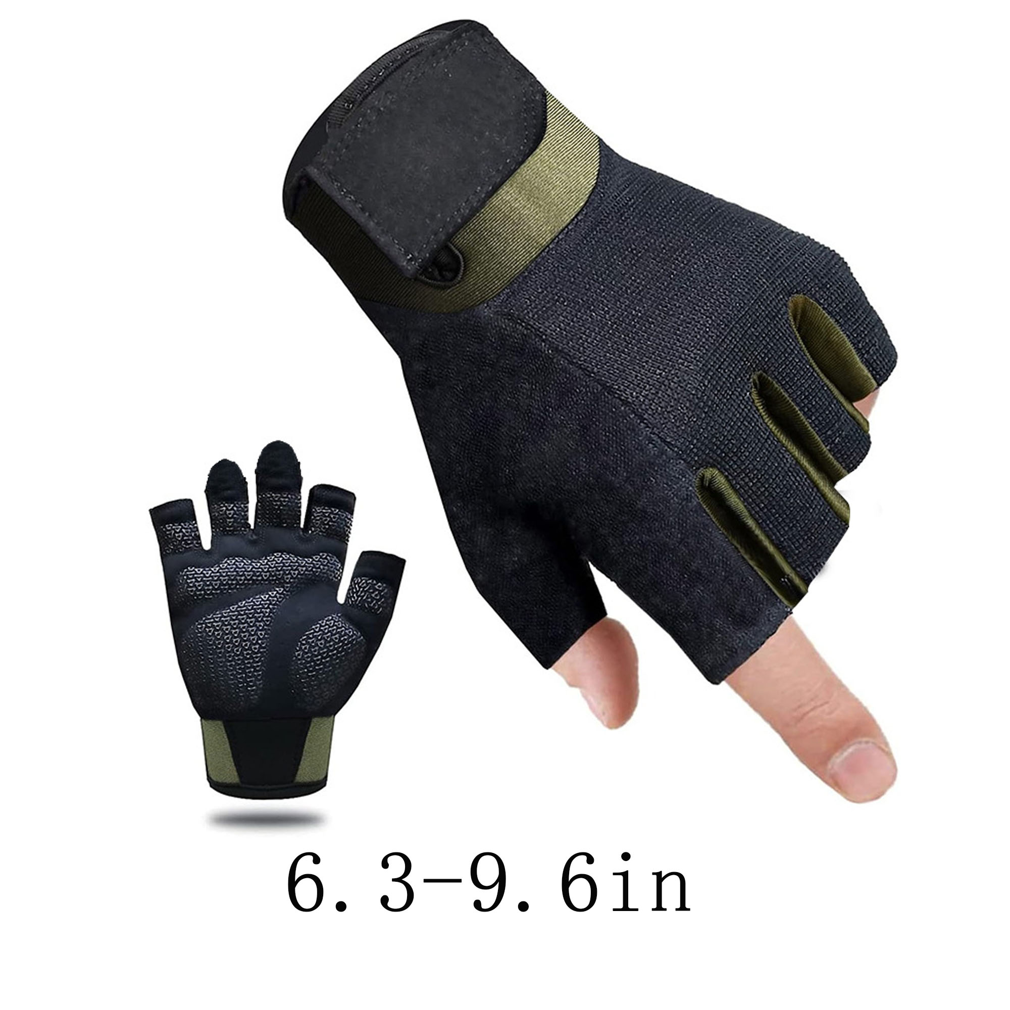 Polyester Half Finger Exercise And Fitness Gloves 4