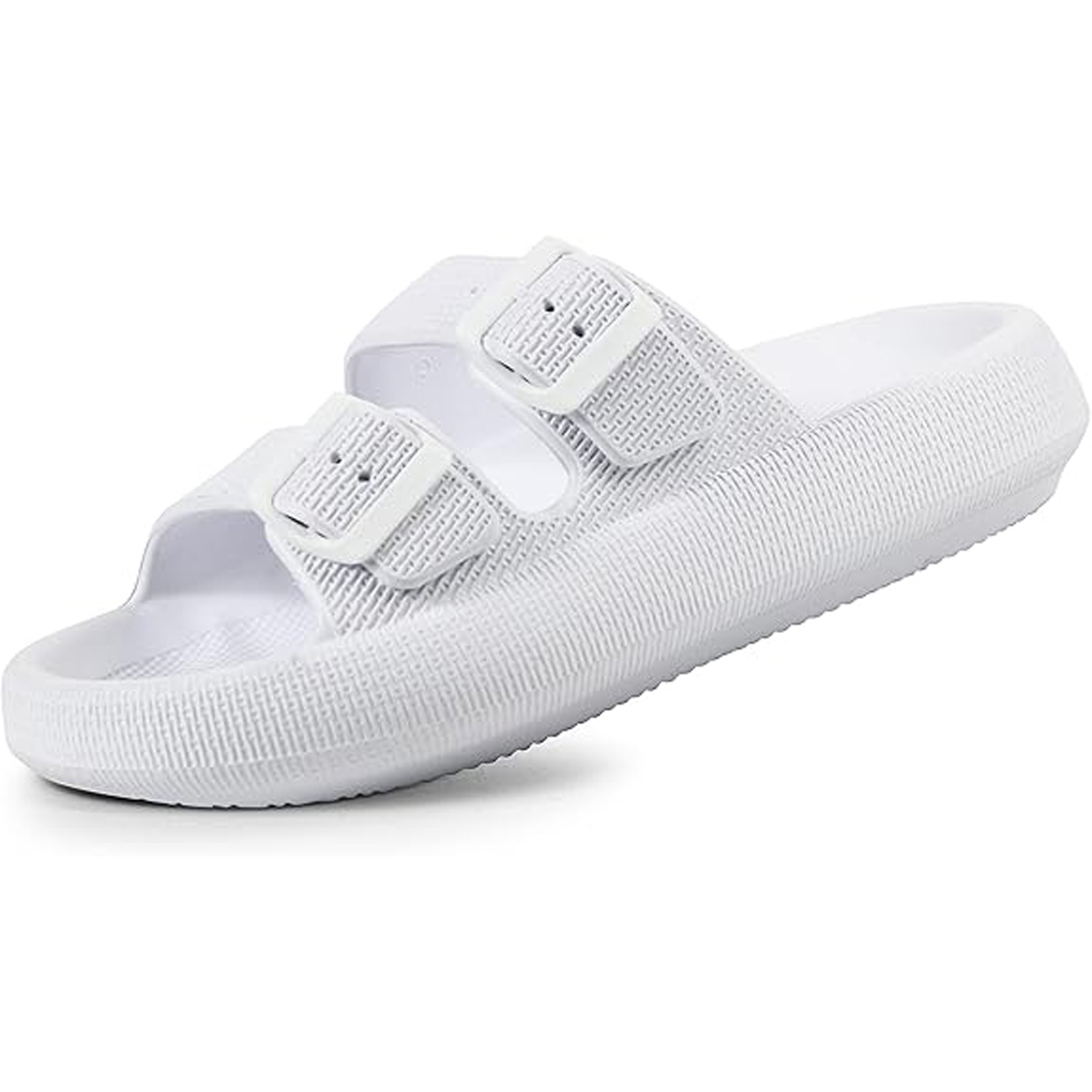 EVA Double Buckle Adjustable Flat Sandals 3