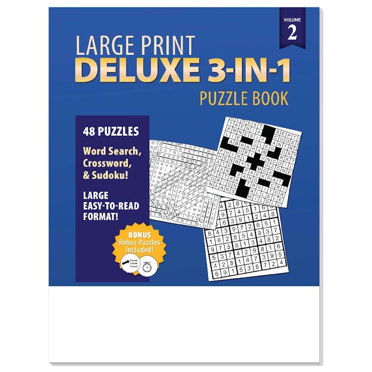Deluxe 3-in-1 Puzzle Book - Volume 2 3