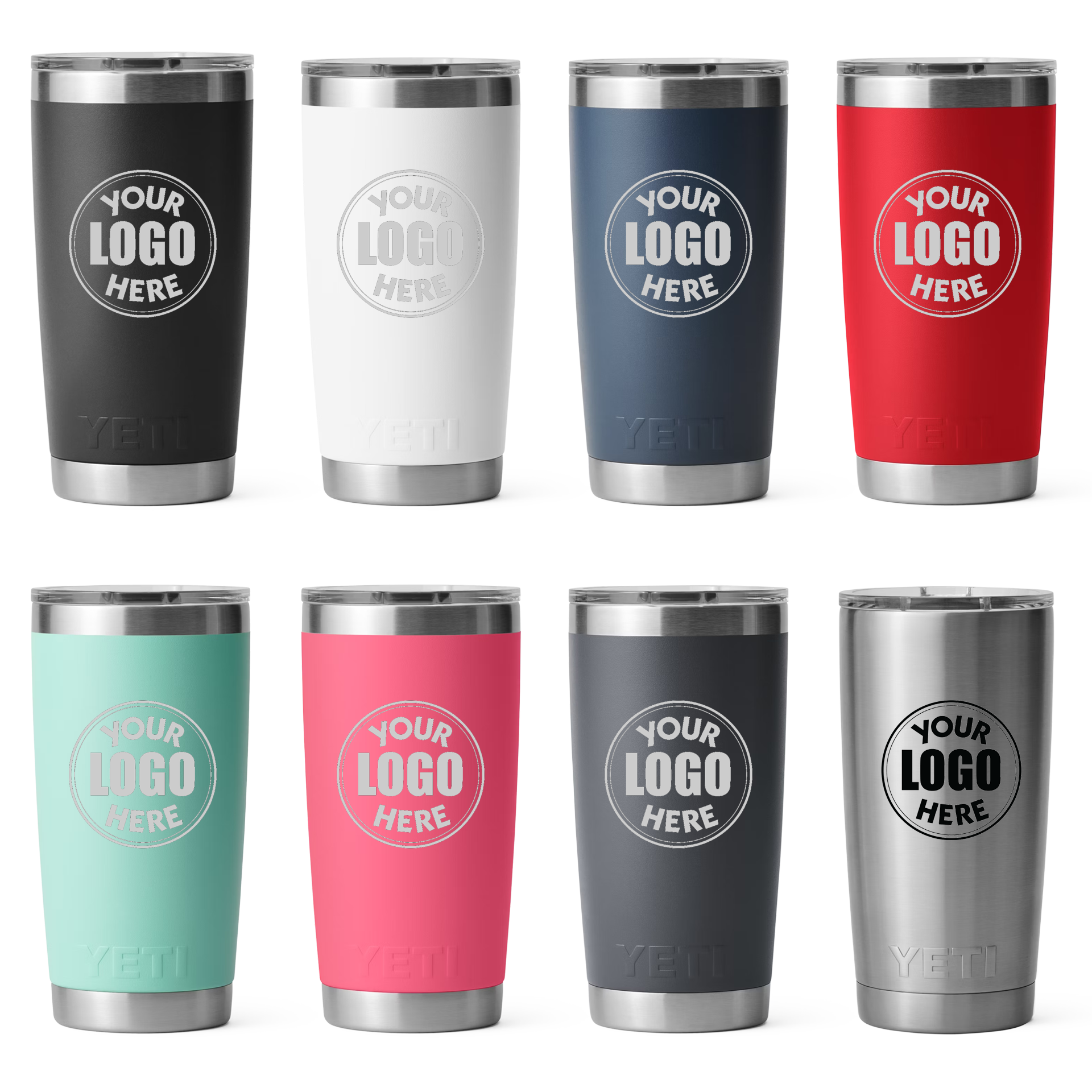 YETI Rambler 20 OZ Tumbler w/ MagSlider Lid - Laser Engraved 15