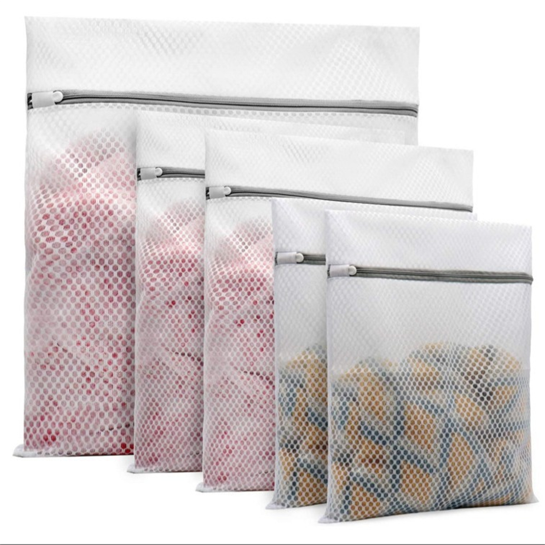 Durable Honeycomb Mesh Laundry Bags 4
