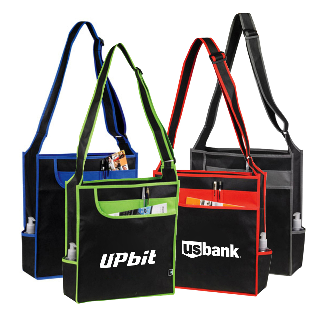 UrbanTrek Multi-Pocket Crossbody Tote 2