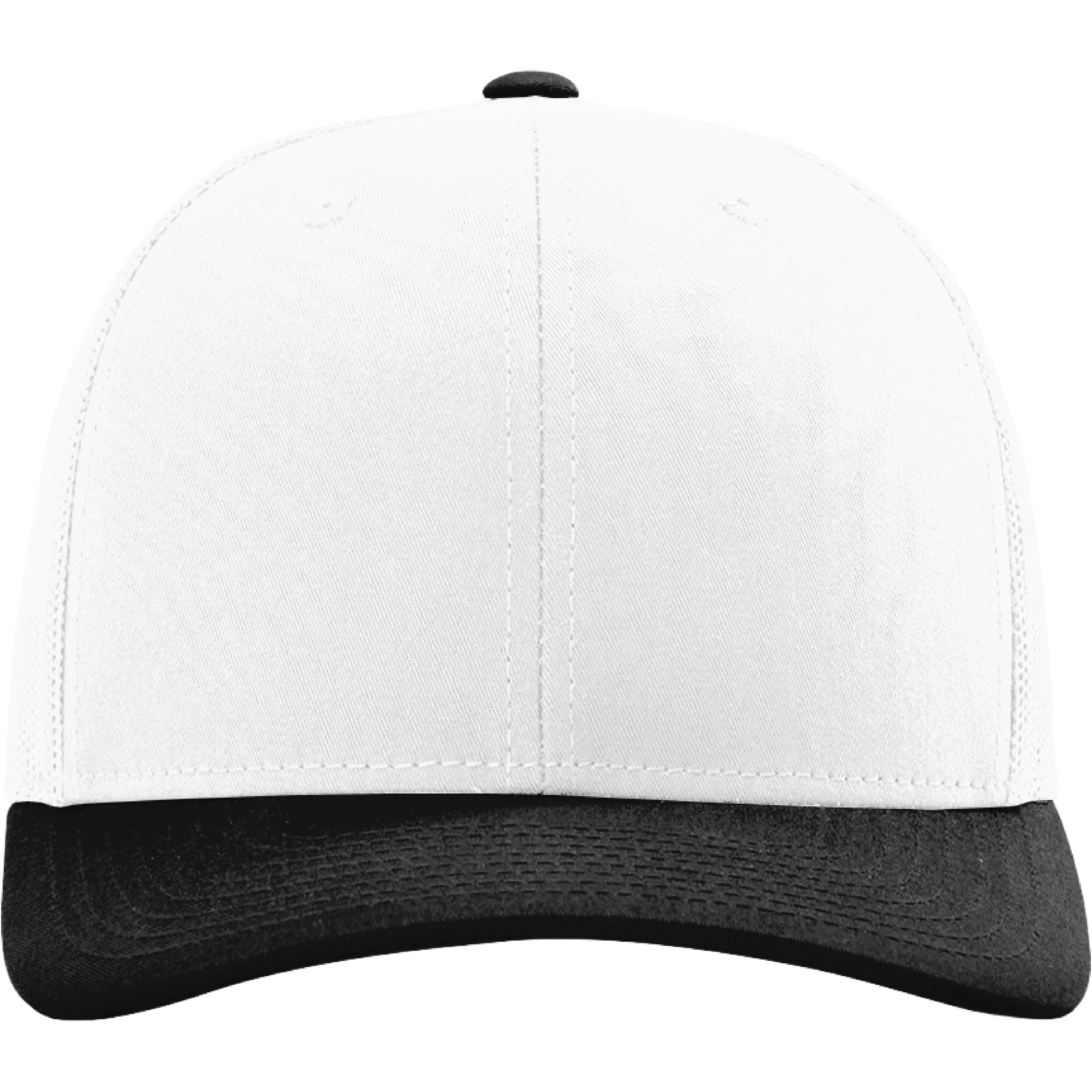Richardson 112 6-Panel Snapback Trucker Hat w/Leatherette Adhesive Patches or Embroidery 484