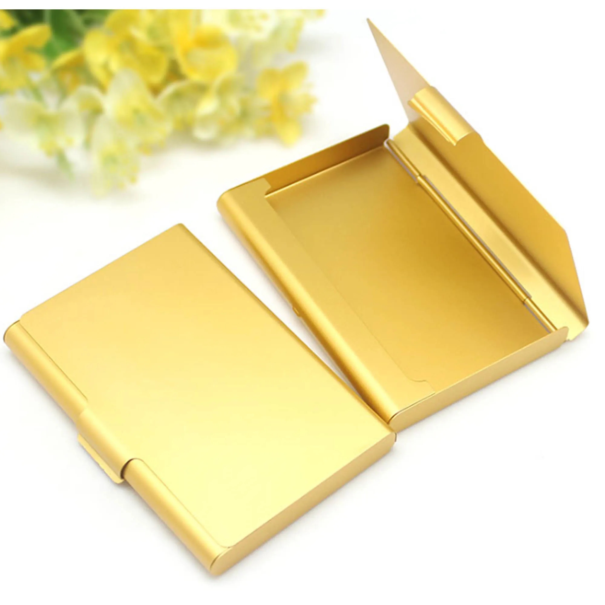 Aluminum Business Card Holder With Large Capacity 17