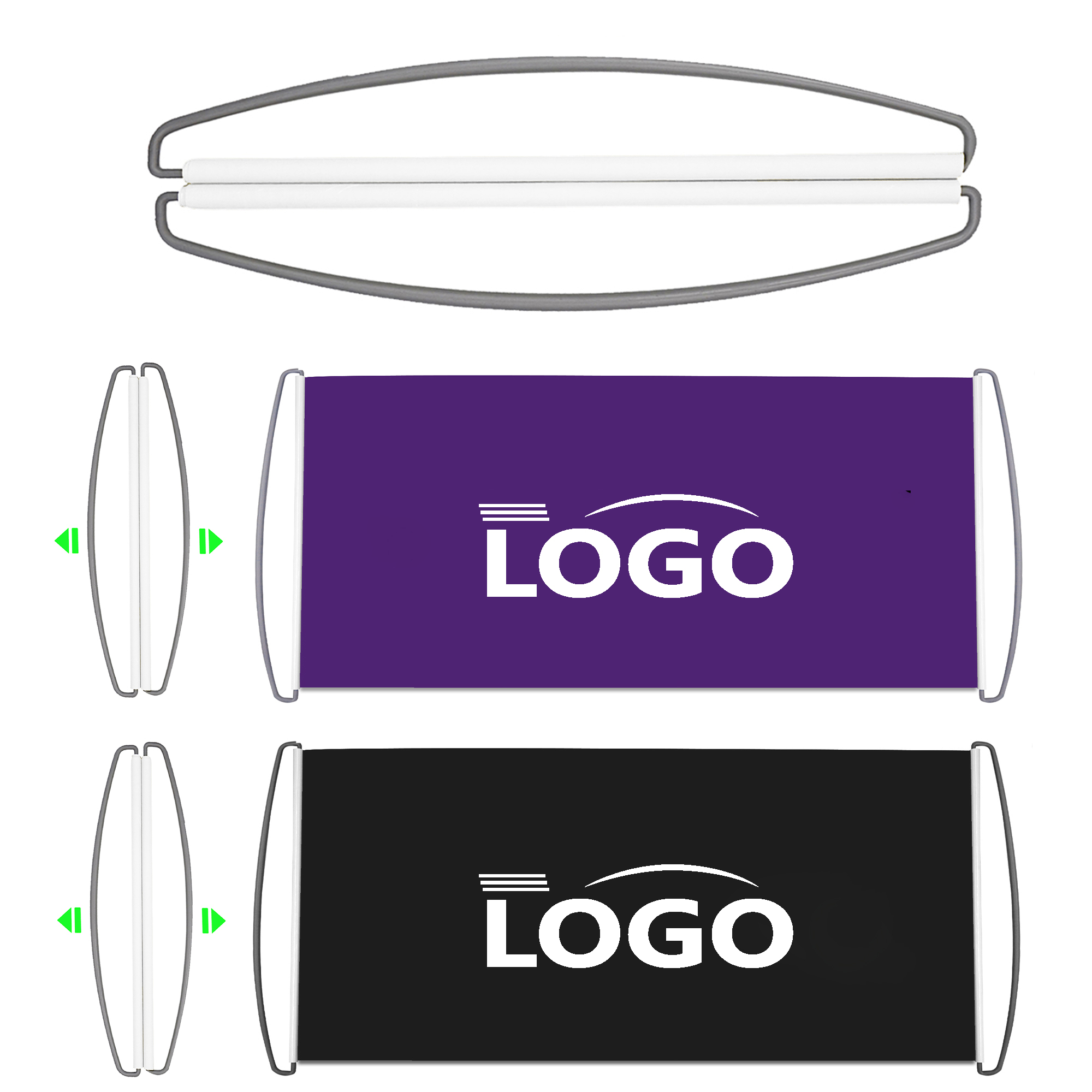 Custom Retractable Handheld Banner