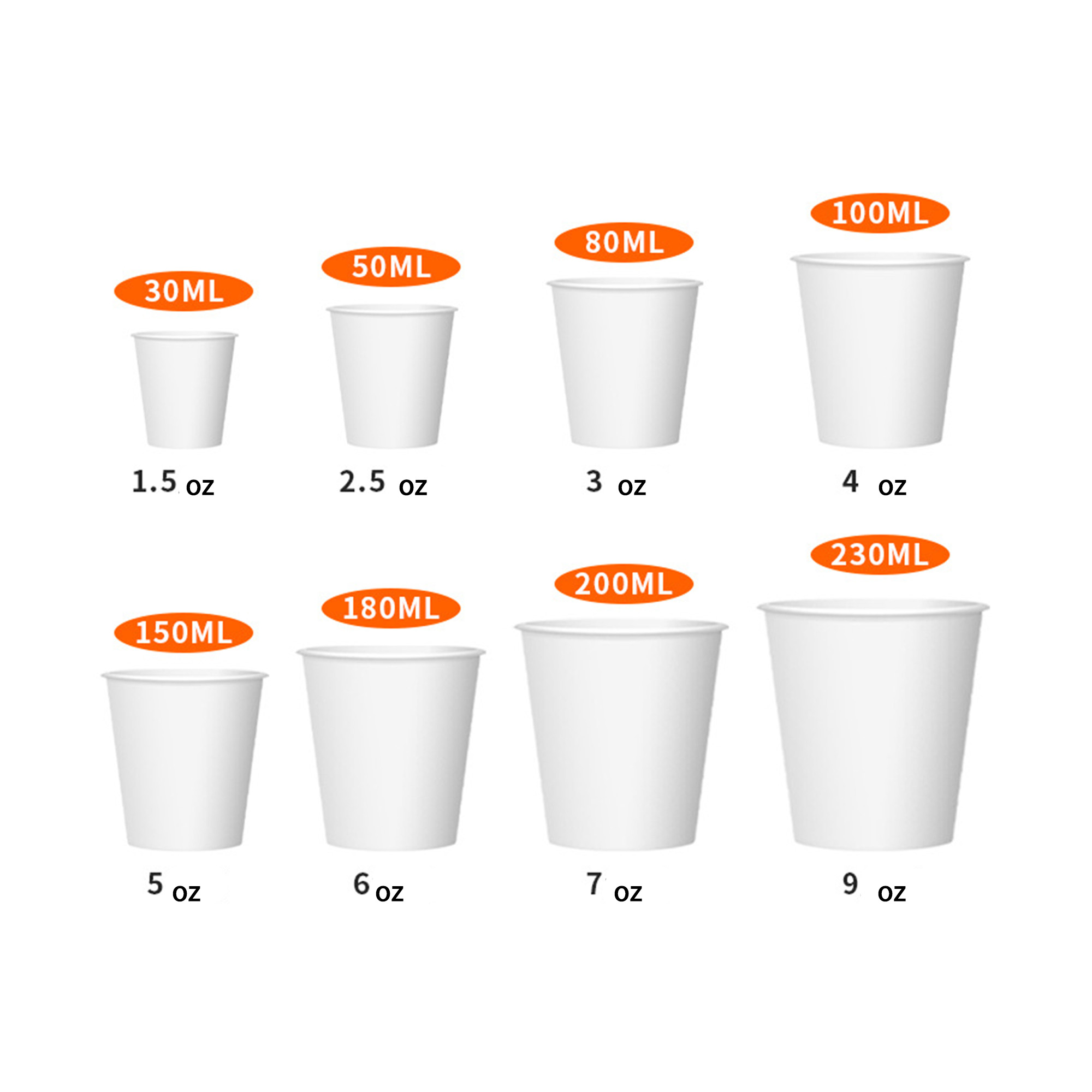 Economical Custom Logo Disposable Cups 5