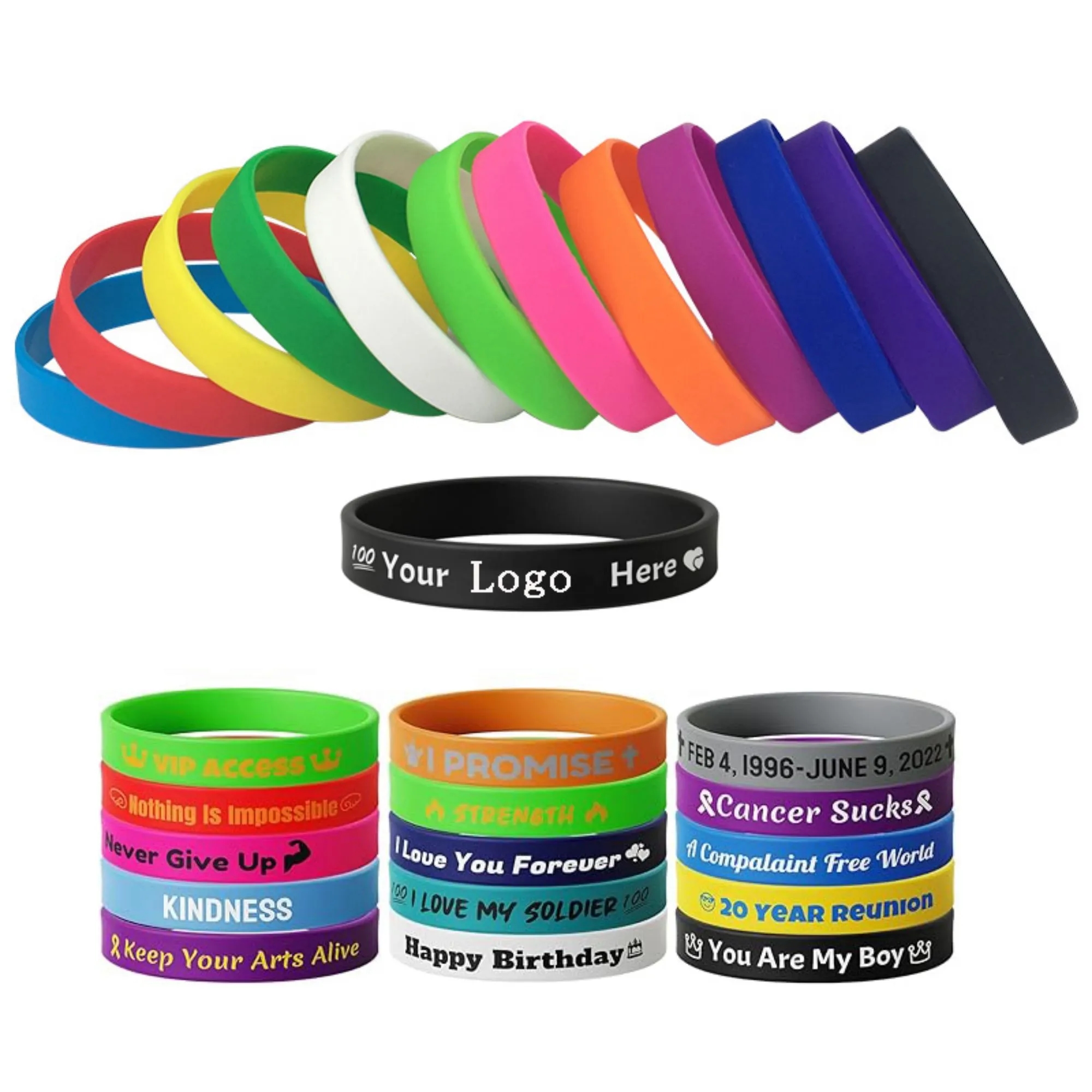 Custom Silicone Wristbands