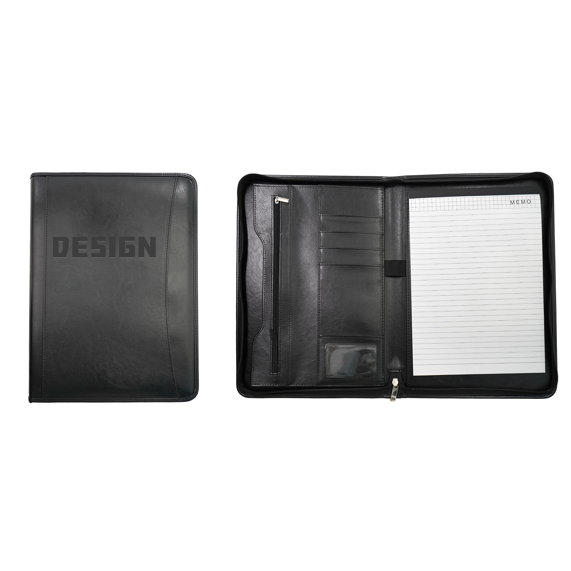 A4 PU Business Padfolio Binder Organizer