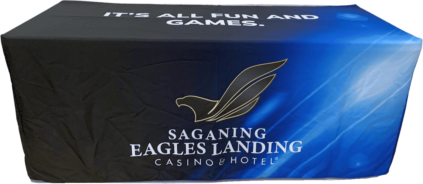 Table Cover - 8ft Fitted - Polyester - Custom Printed 14