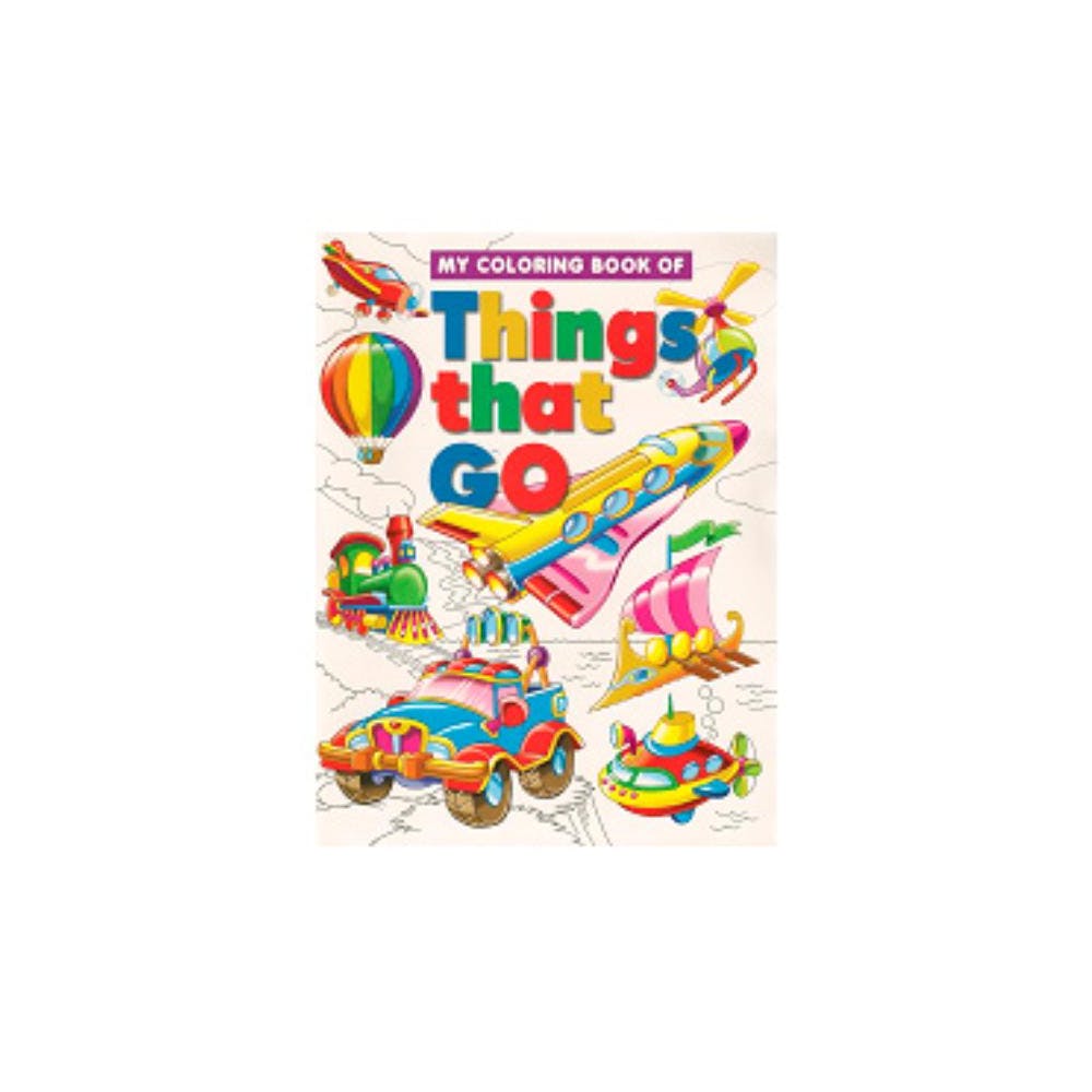 Things That Go Coloring Books - Vehicles 64 Pages 3