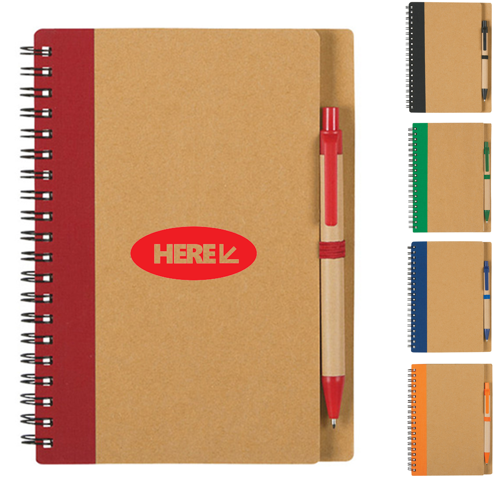 Eco Spiral Writing Notebook Set 8