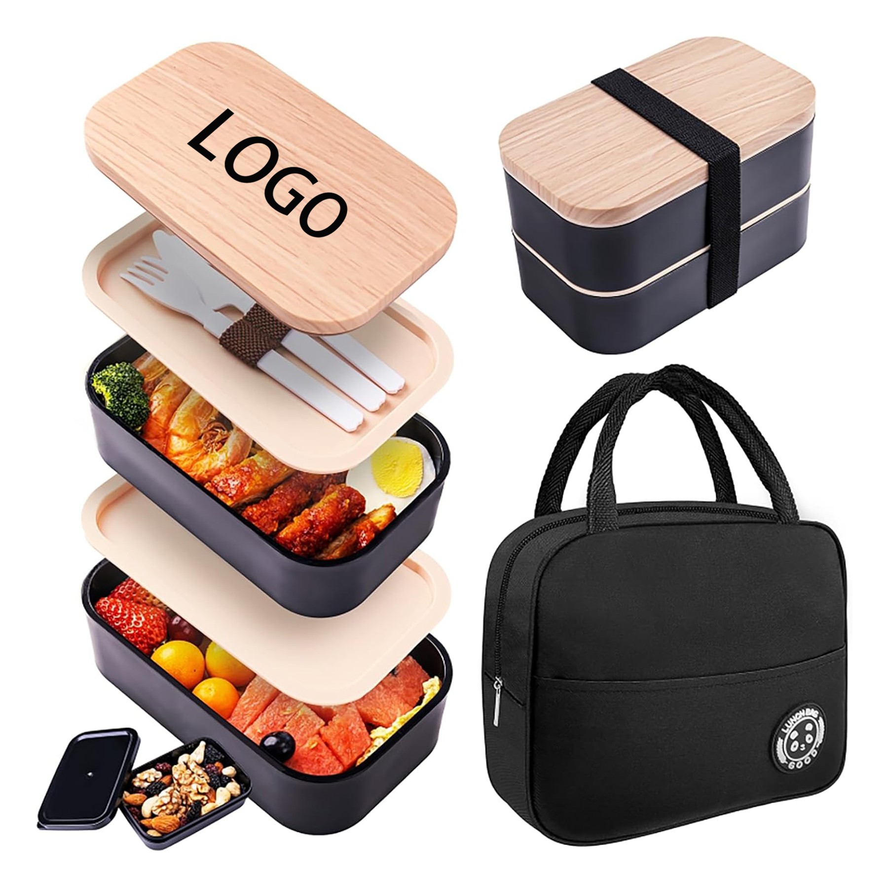 Insulated Lunch Box With Matching Lunch Bag