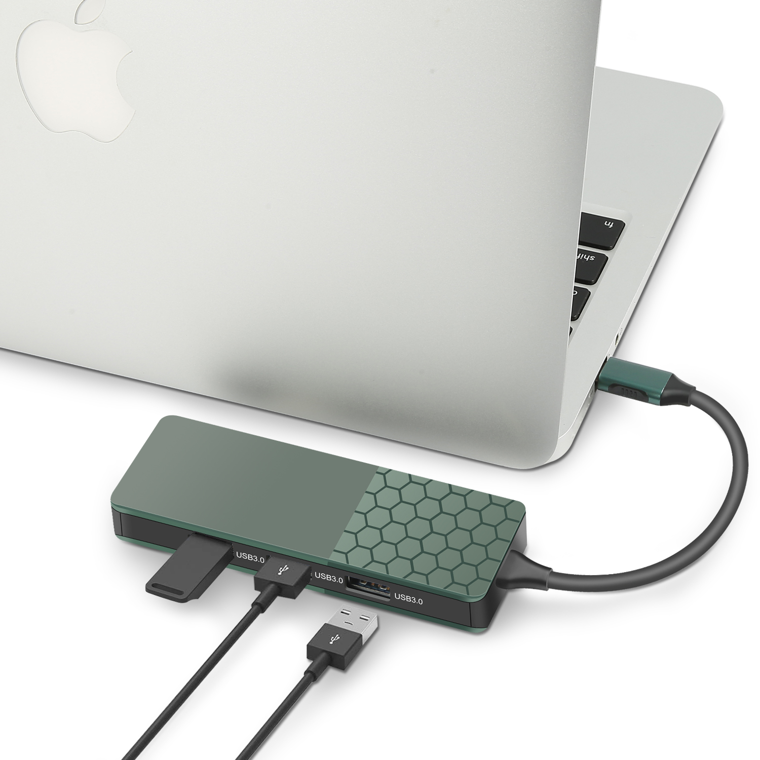 7-in-1 USB Type-C Hub – 4K HDMI, 3 USB 3.0 Ports, SD Card Reader & 87W PD Charging 8
