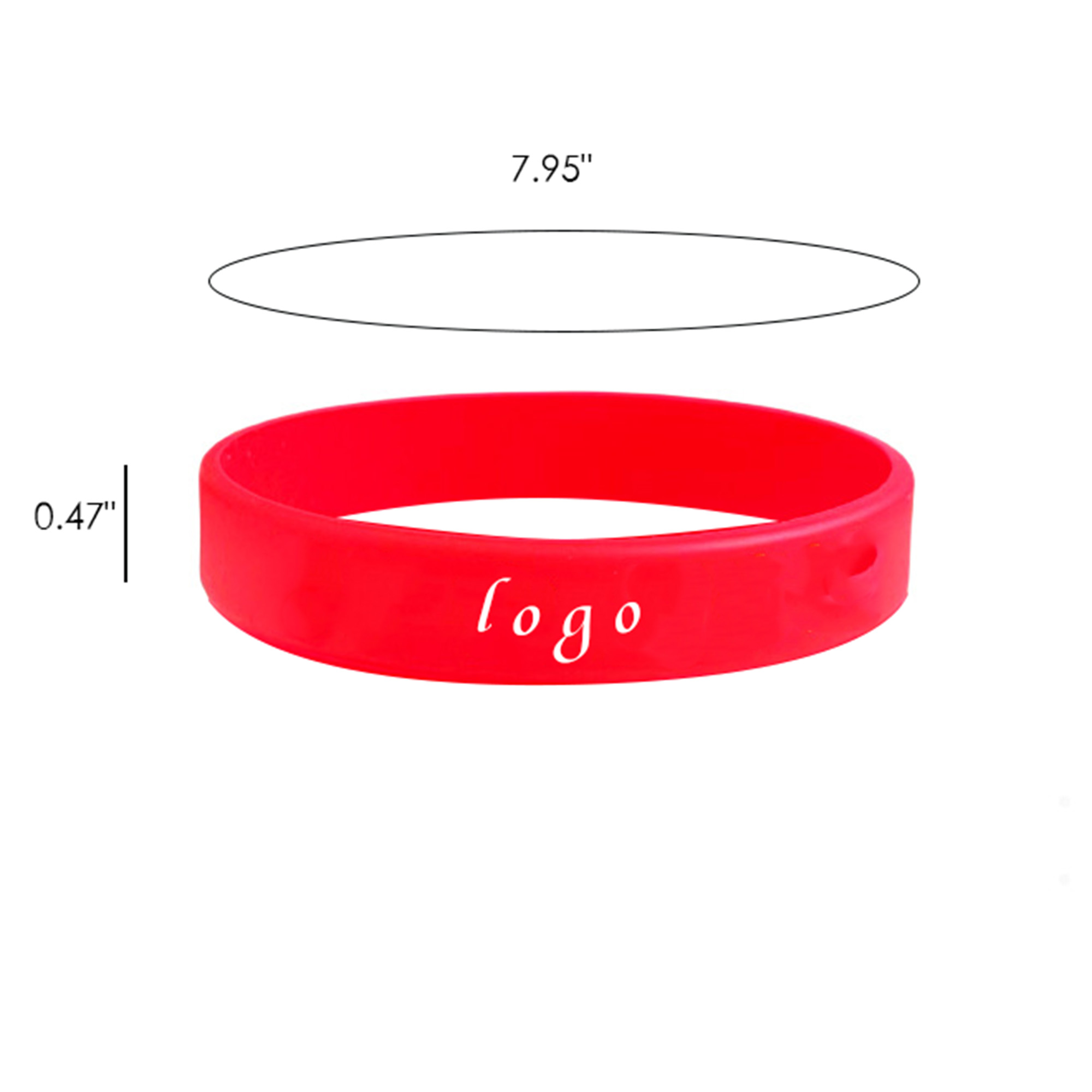 MOQ100 Silicone Wristband 13