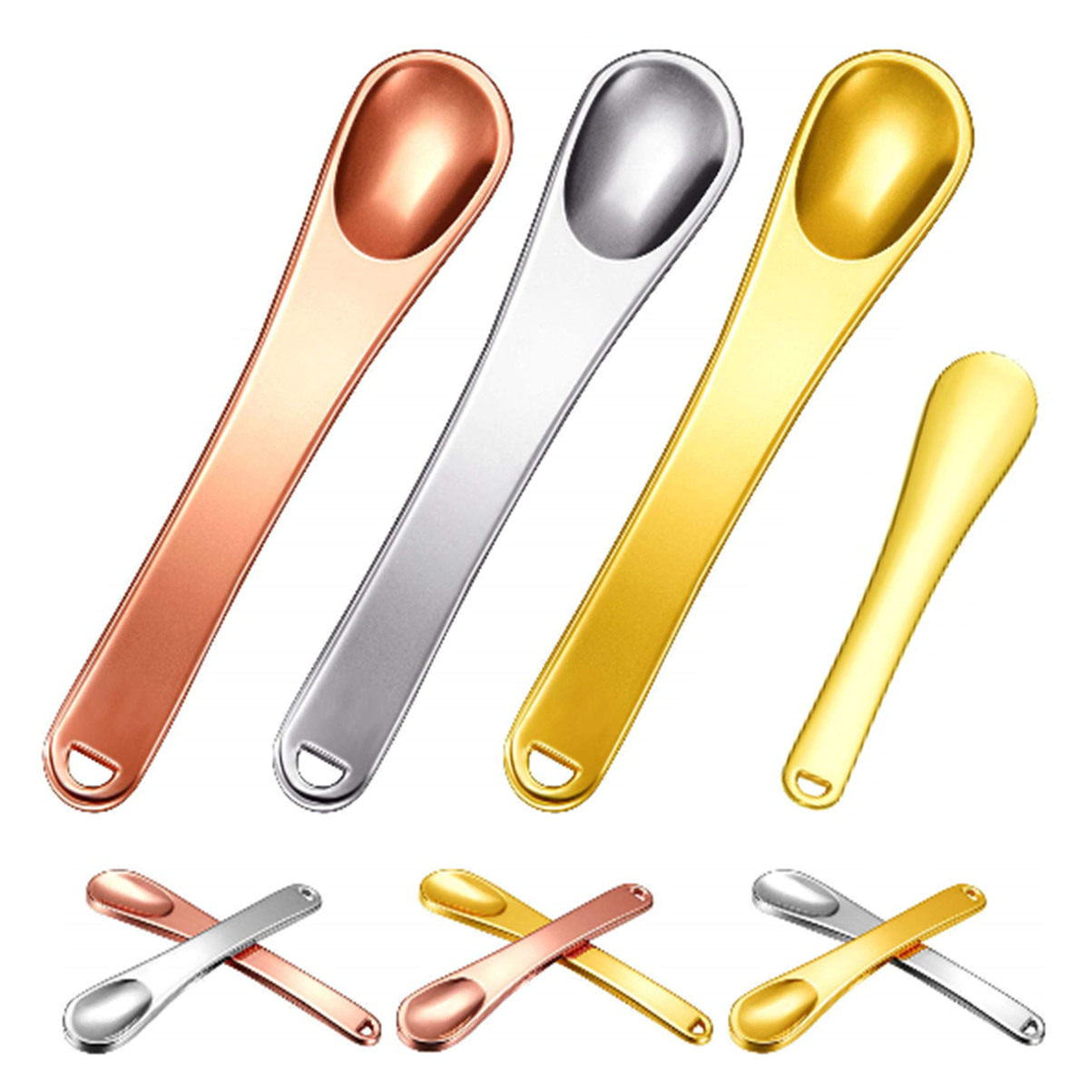 Mini Metal Makeup Spatula