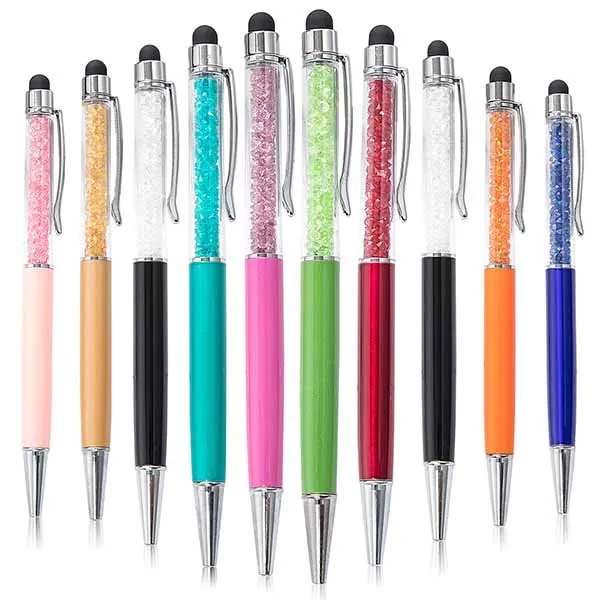 Crystal Ballpoint Stylus Pens For Touch Screens