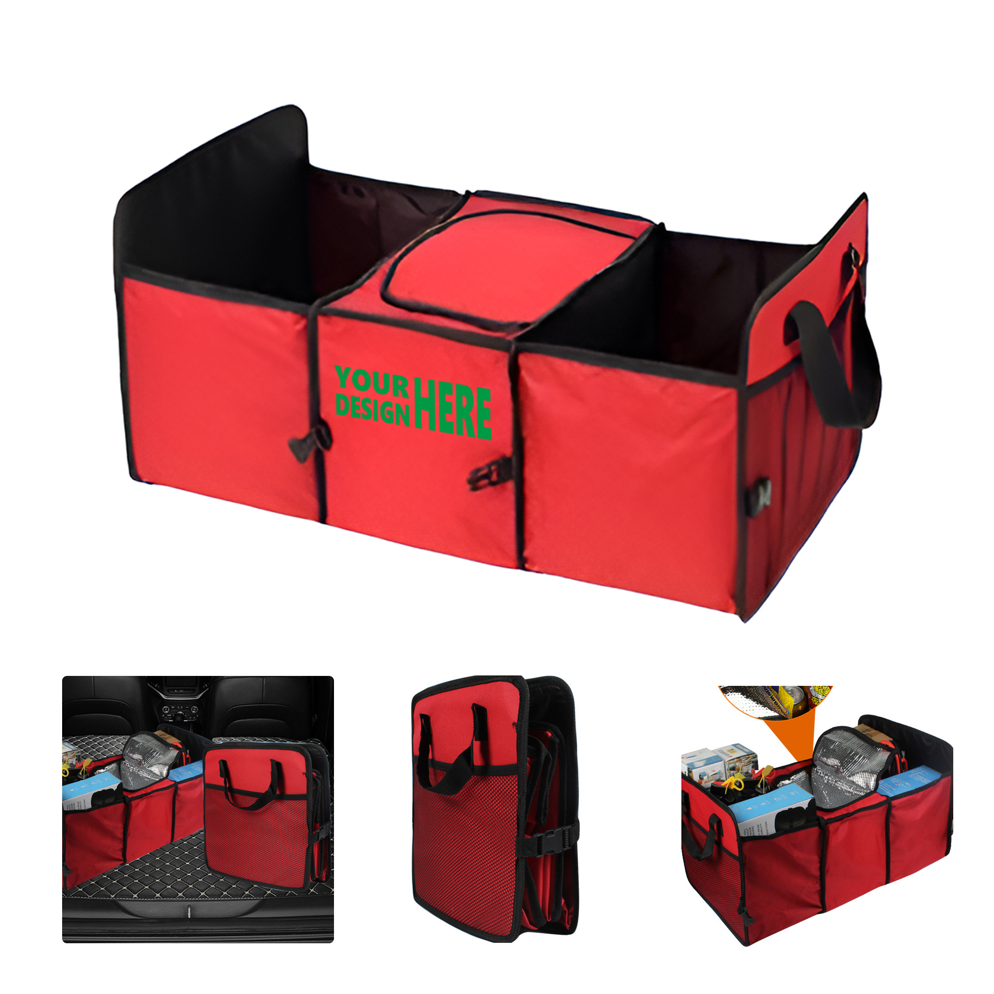 MOQ50 Car Insulated Storage Organizer for Trunk 3