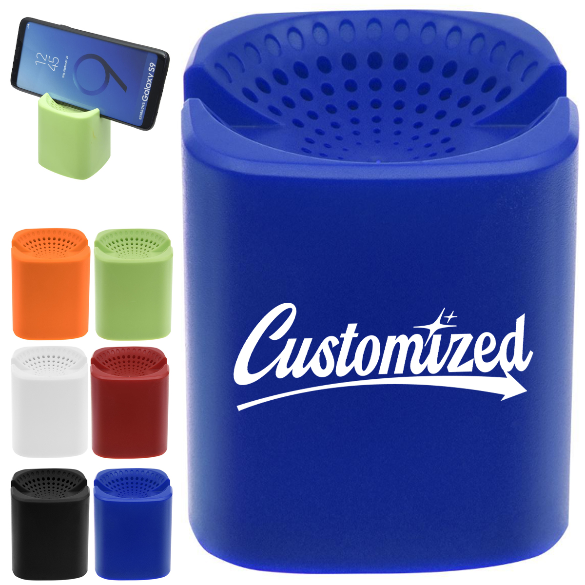 Mini Bluetooth Speaker with Phone Stand and Custom Logo