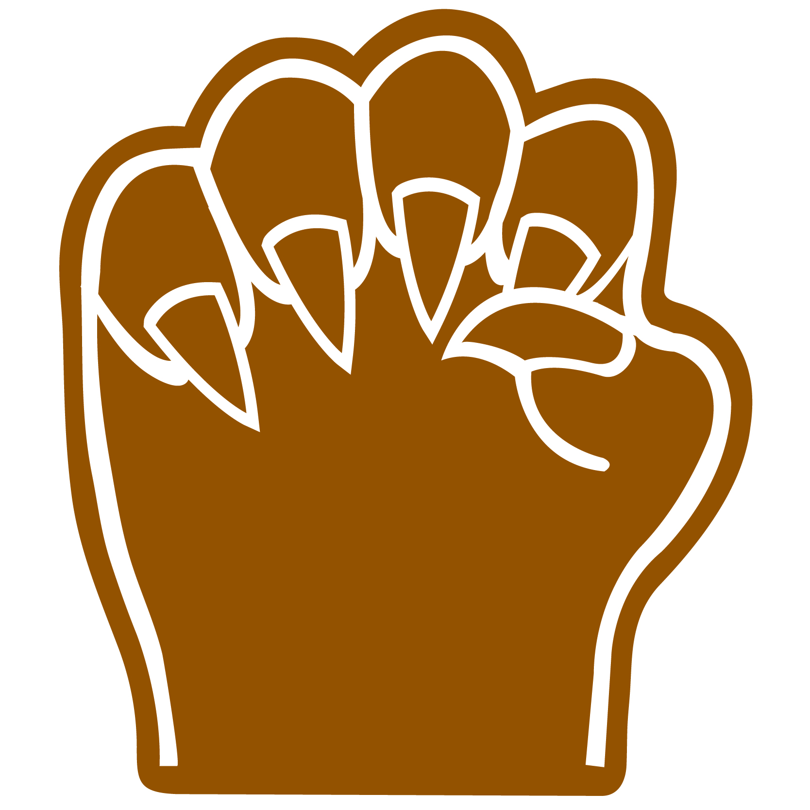 Large Claw Mitt 61