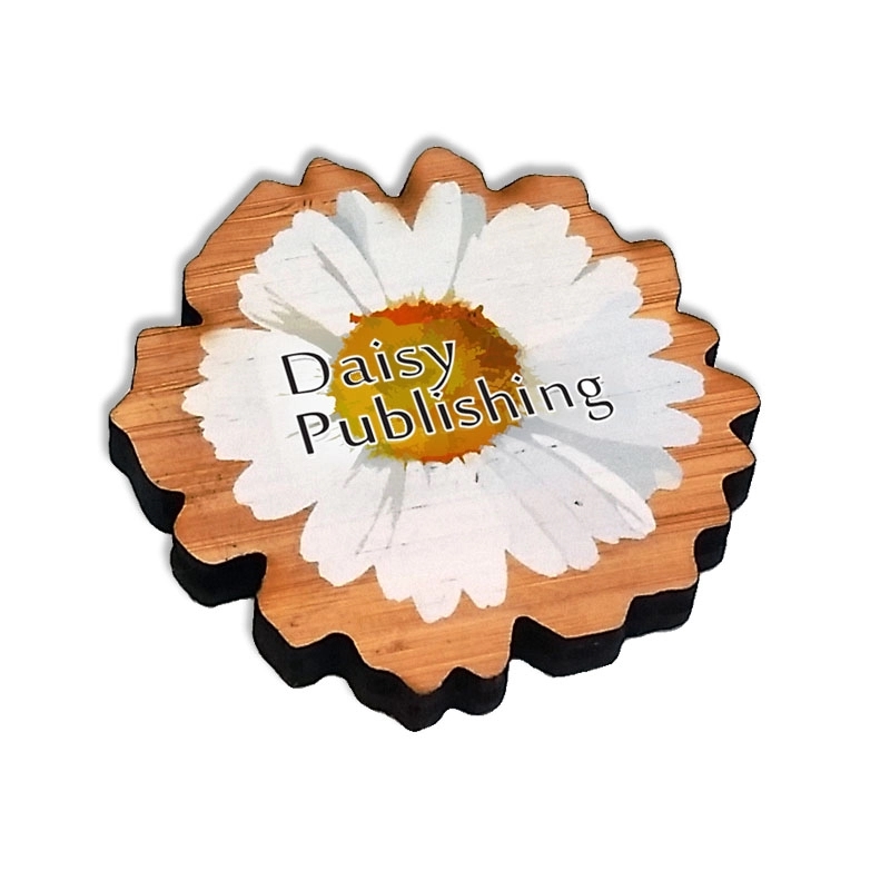 Custom Ultra Vivid Bamboo Magnet with Disc Magnet 21