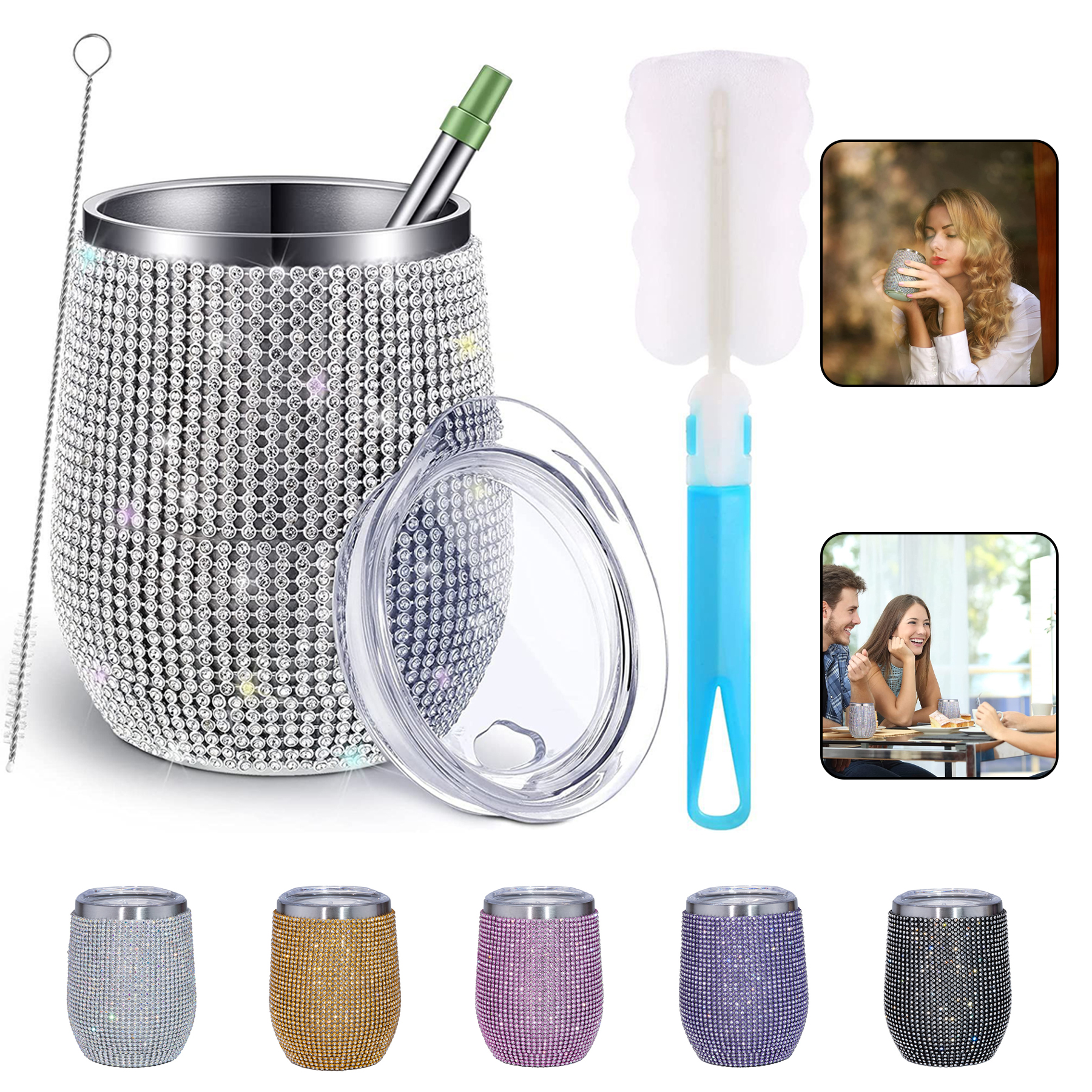 17oz Diamond Water Bottle 5