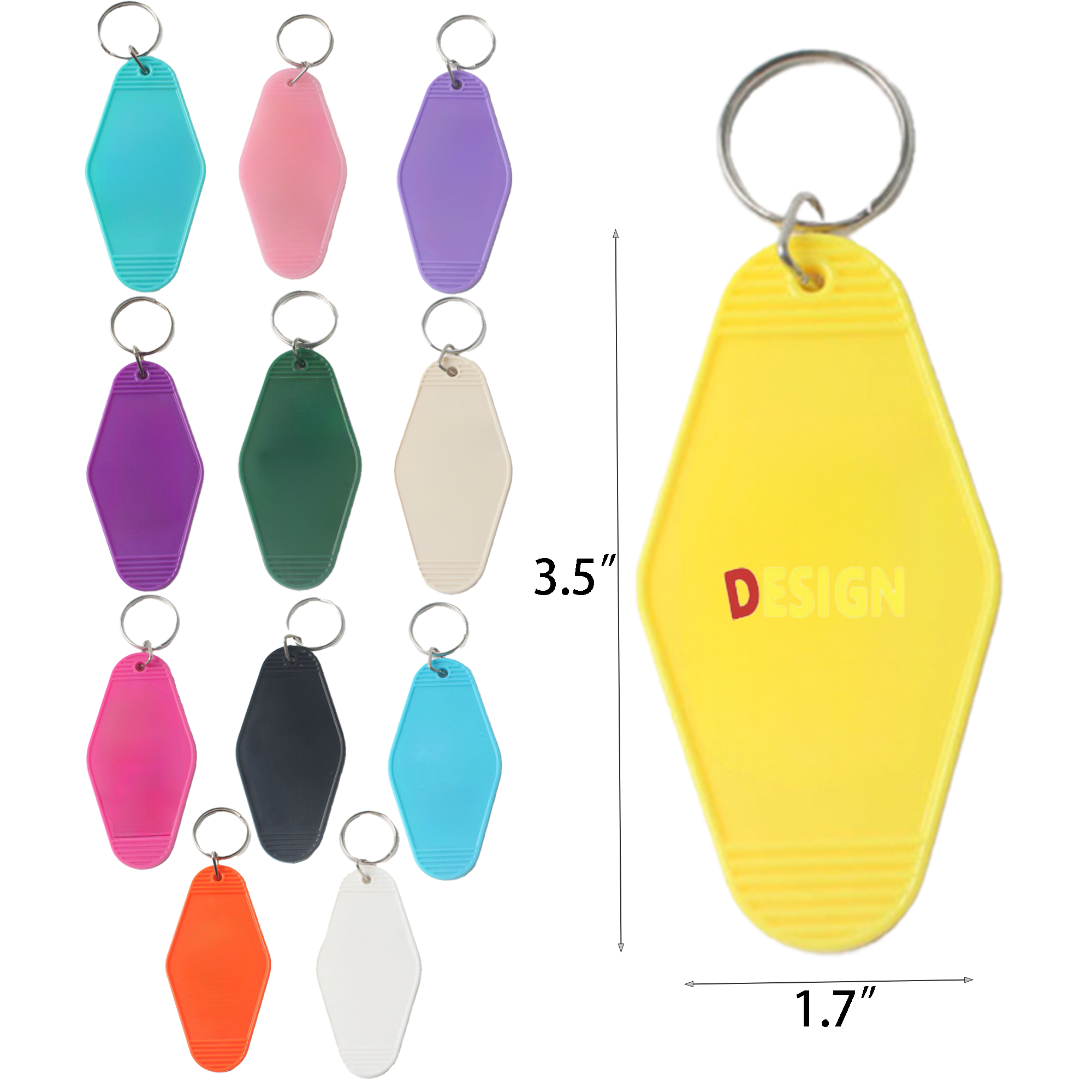 UV Custom Diamond Key Tag 3