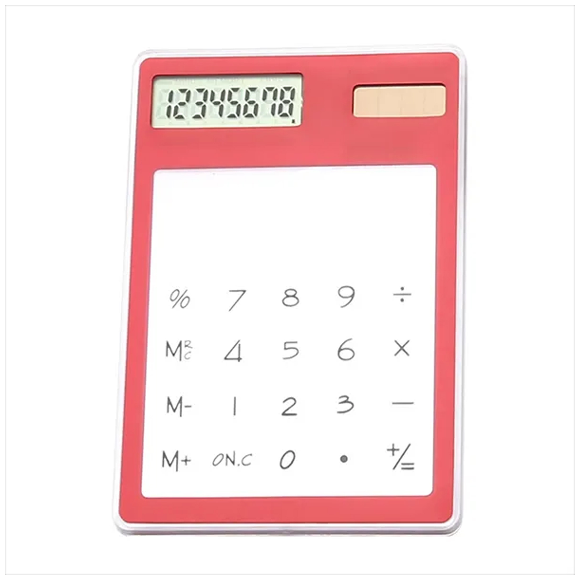Transparent Solar Desk Calculator 12