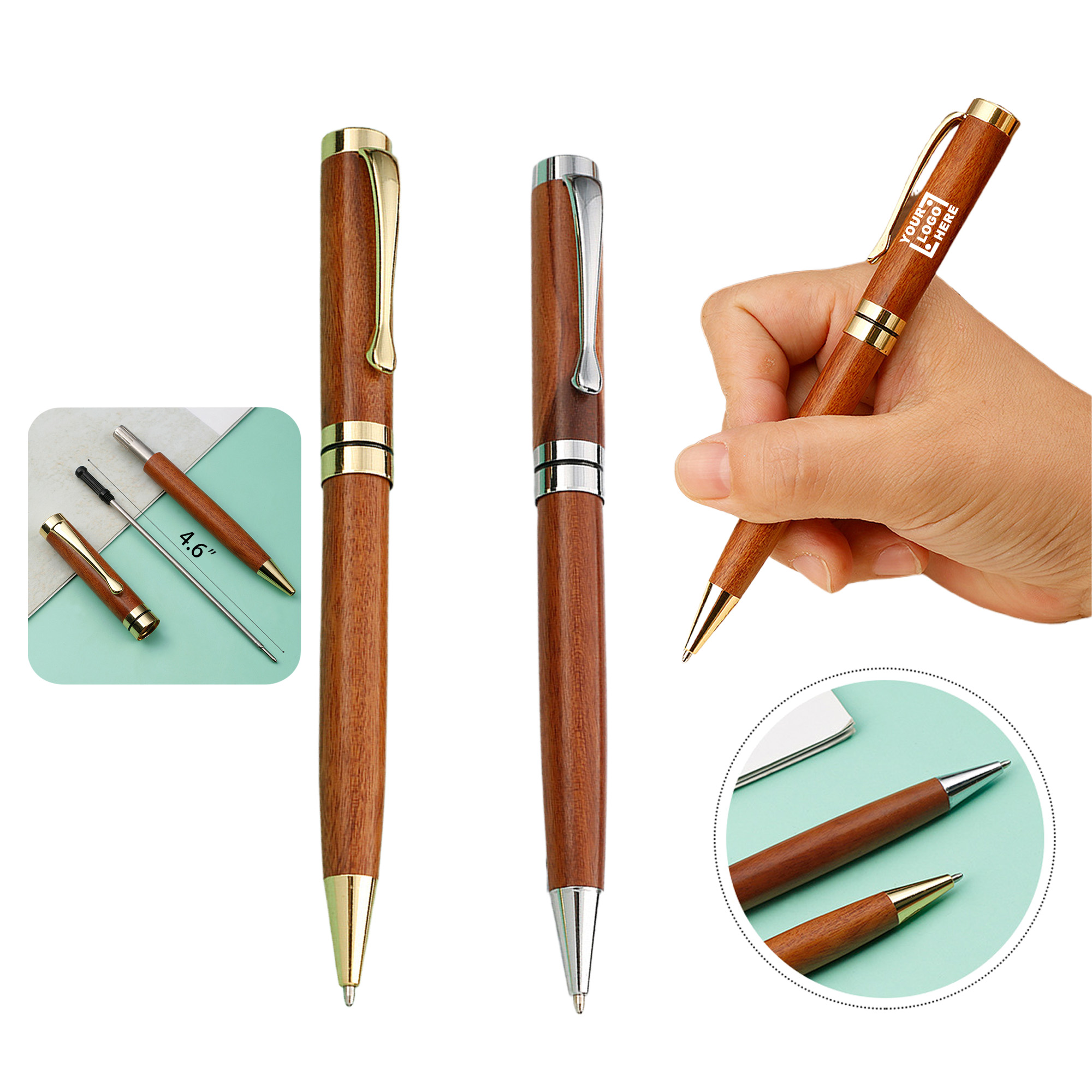 Premium Wooden Ballpoint Pen 4