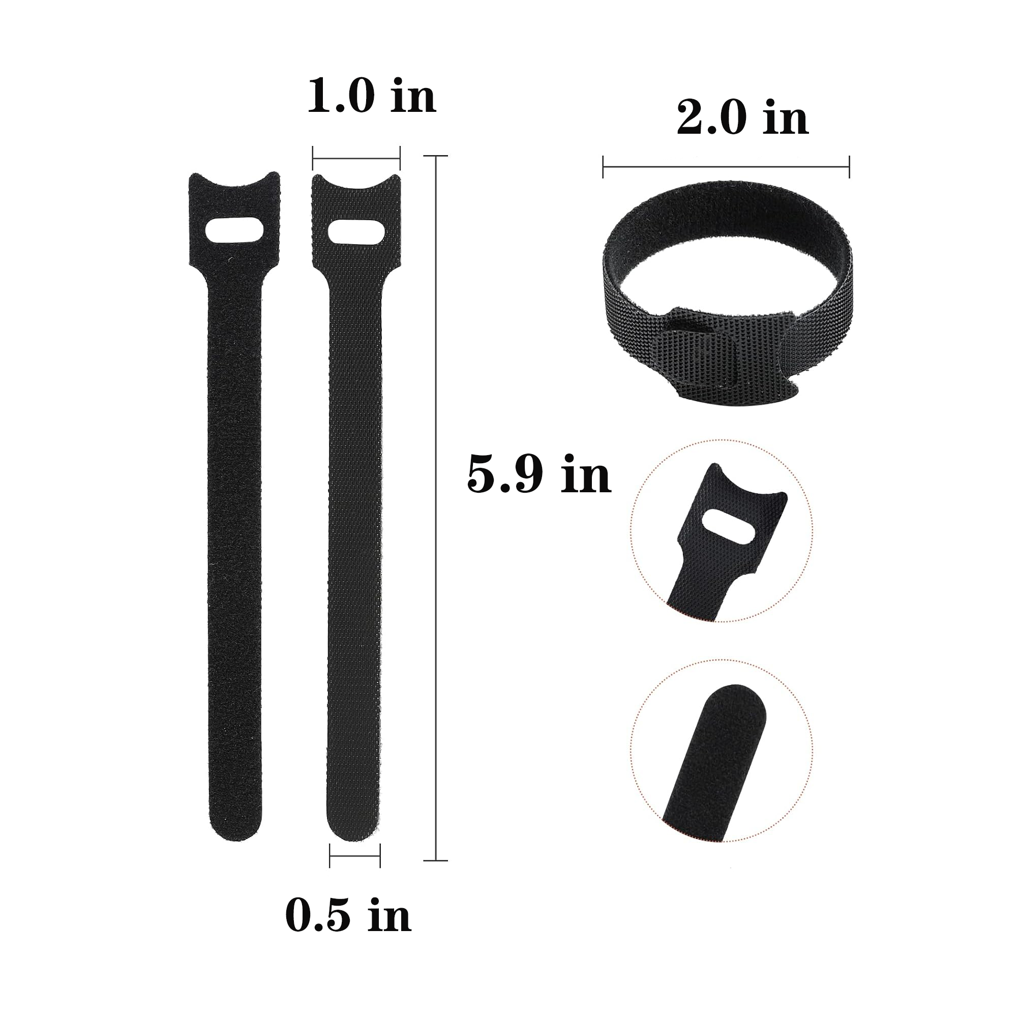 Strong Colored Nylon Cable Ties 7