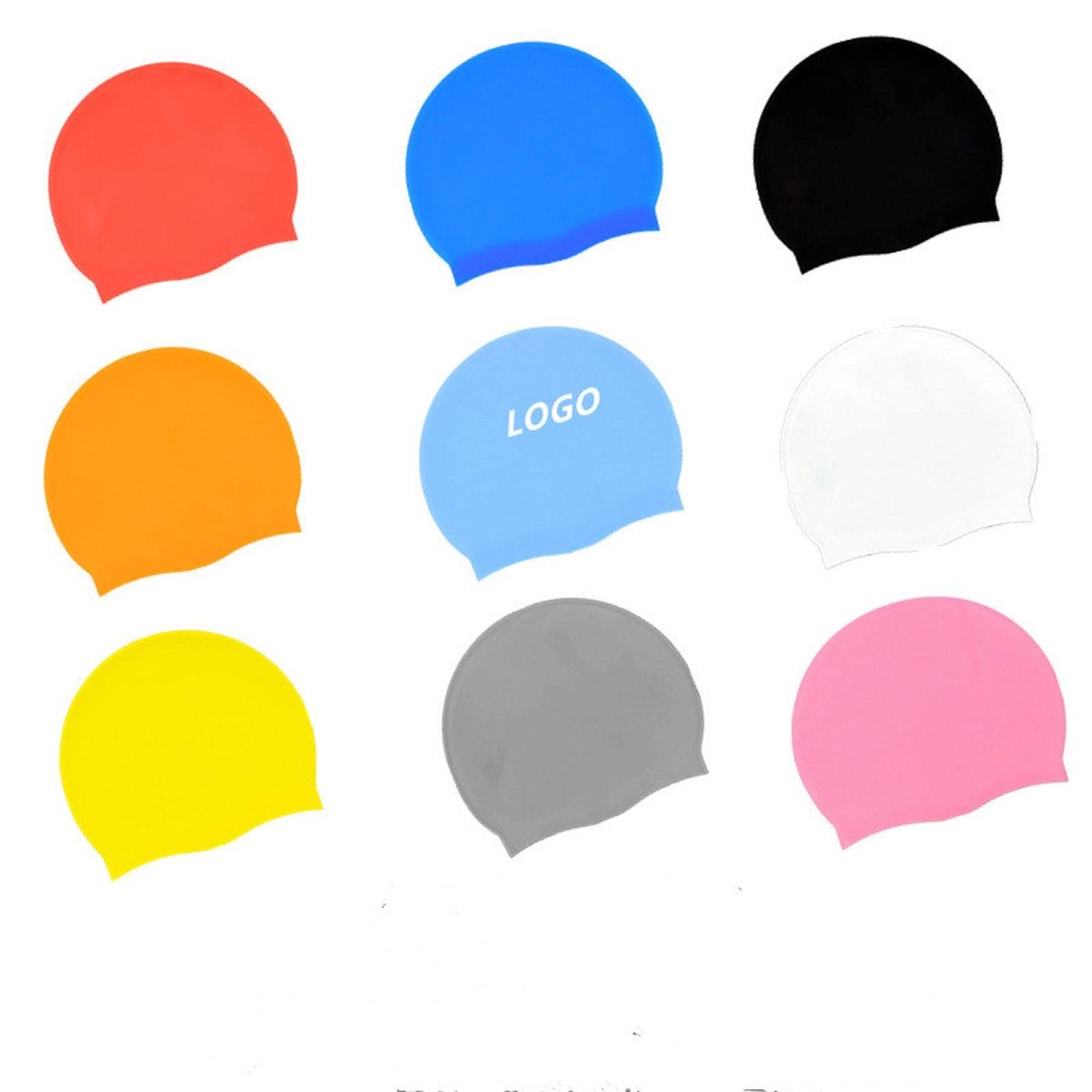 Waterproof Silicone Swim Cap