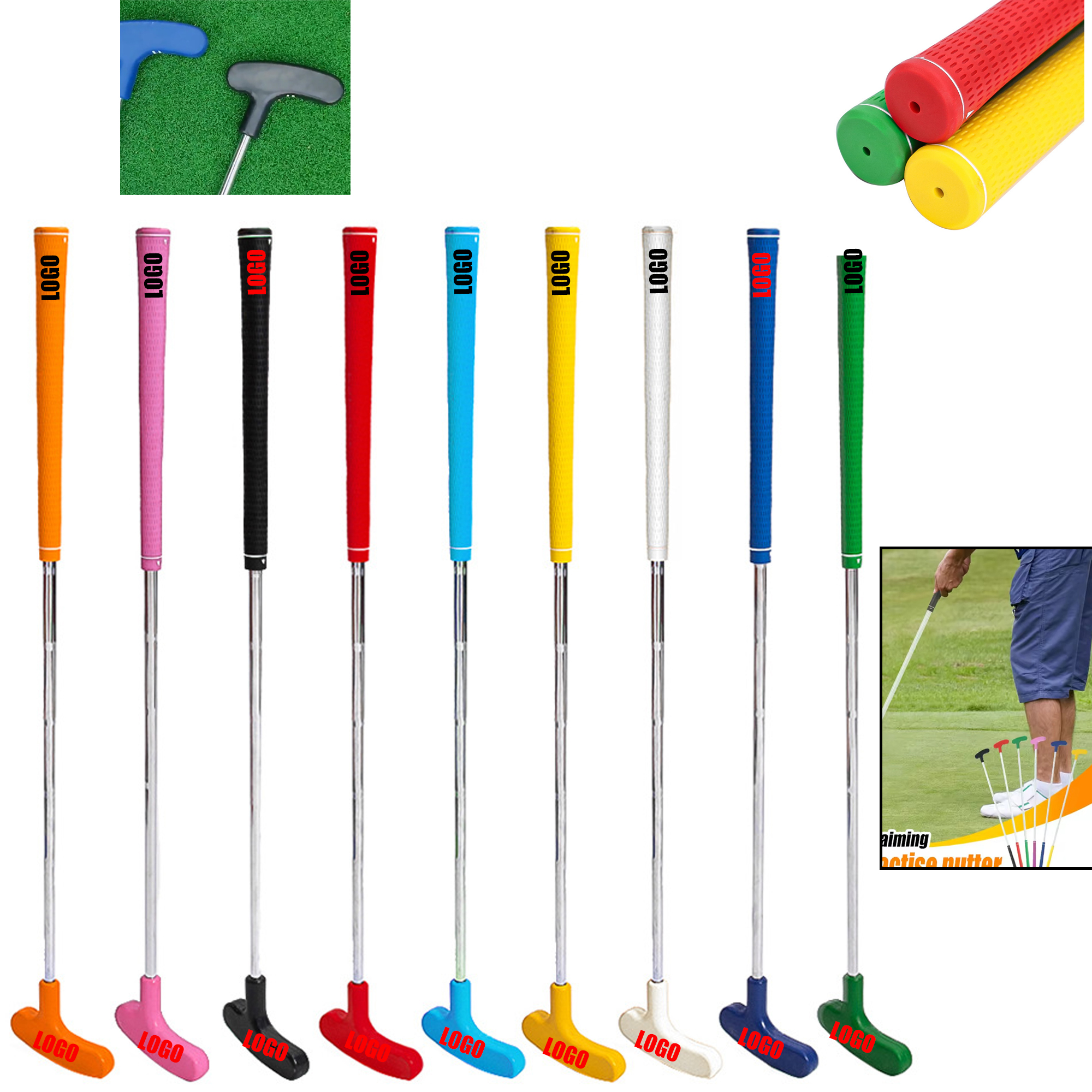 Training Golf Putter Dual-Sided Mini Practice Tool 5