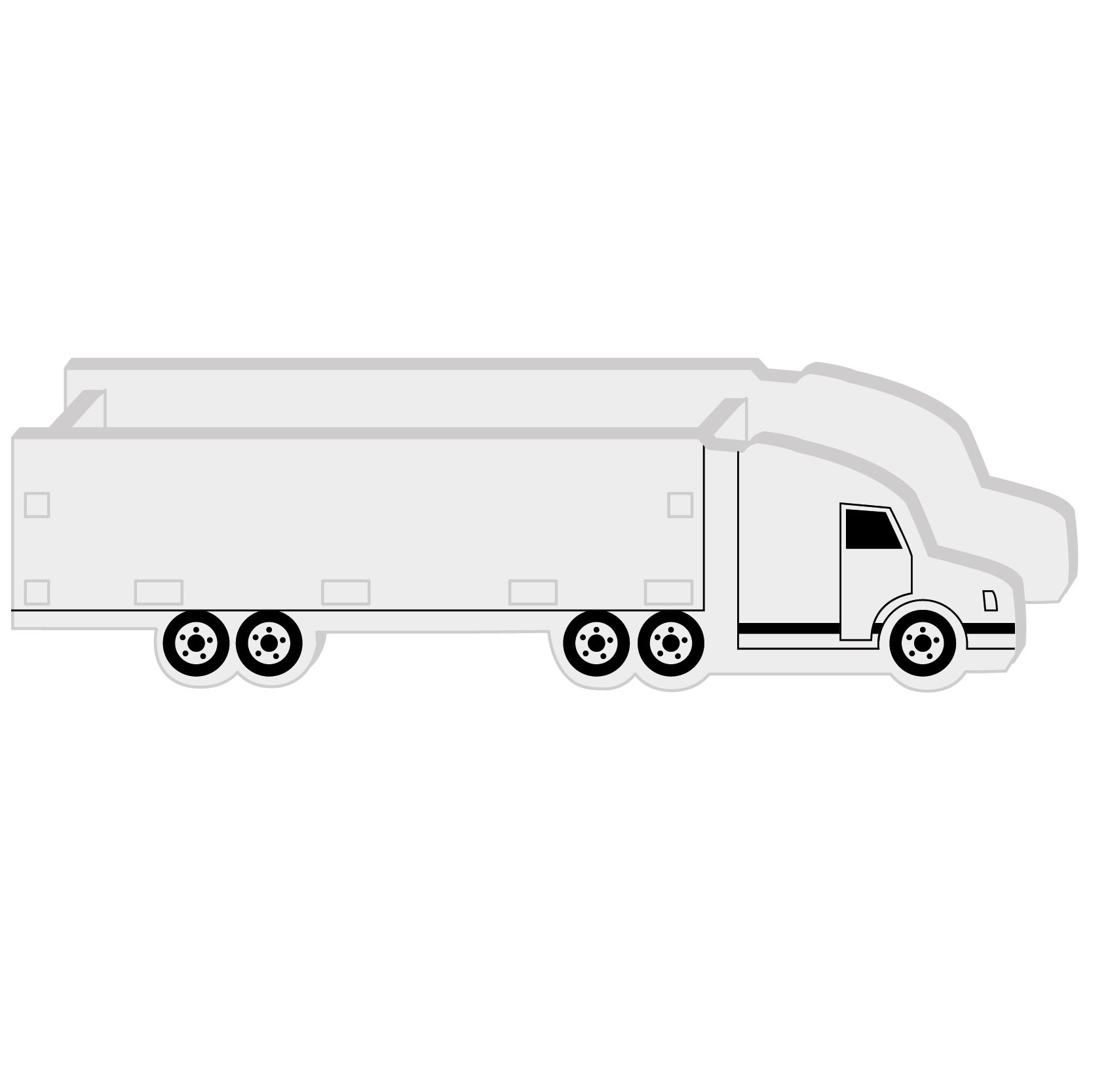 Semi Truck Desktop Caddy 31